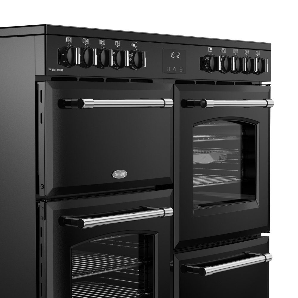 Belling Farmhouse 100E Ceramic Range Cooker 444411826 - BLACK Belling Farmhouse 100E Ceramic Range Cooker 444411826 - BLACK