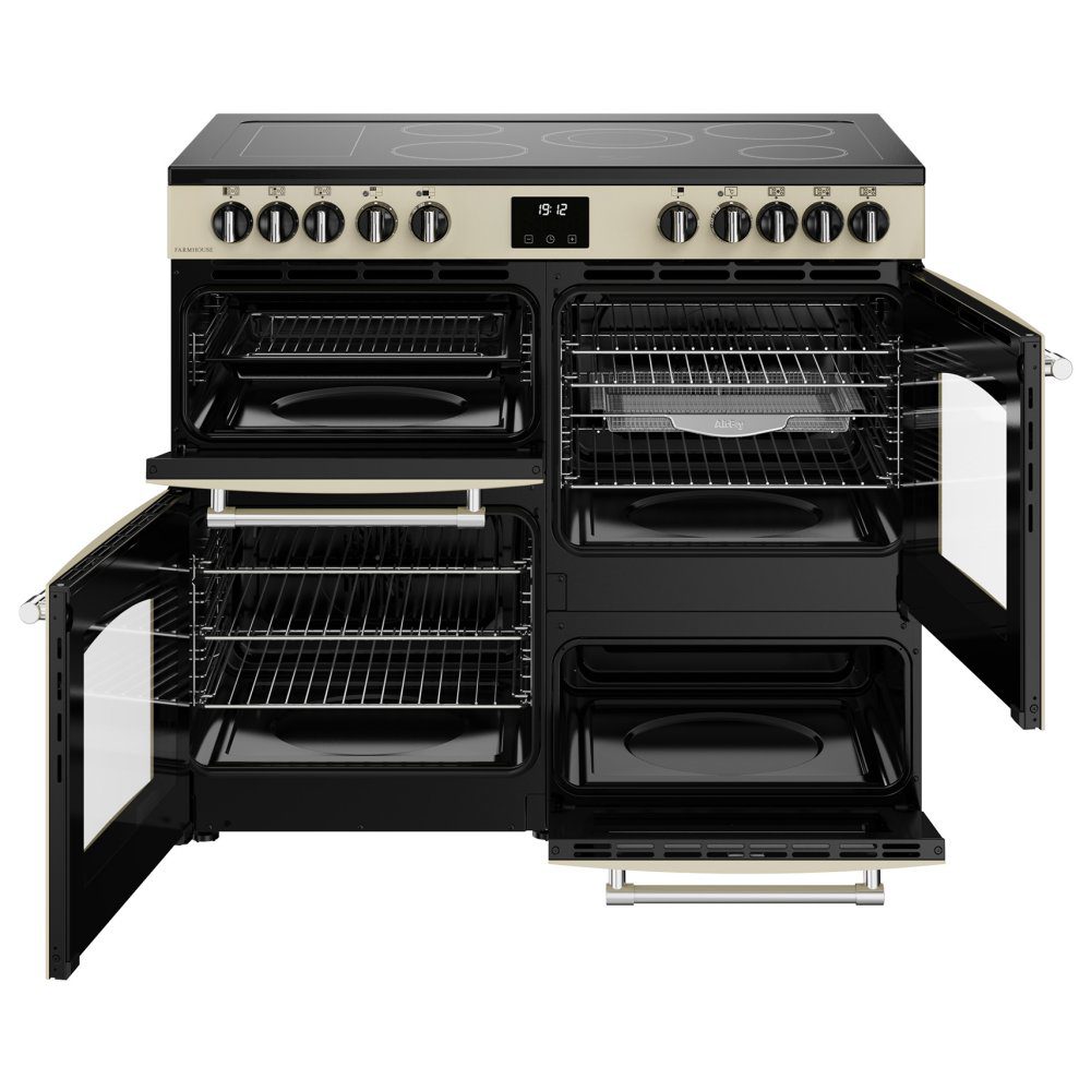 Belling Farmhouse 100E Ceramic Range Cooker 444411827 - Cream Belling Farmhouse 100E Ceramic Range Cooker 444411827 - Cream