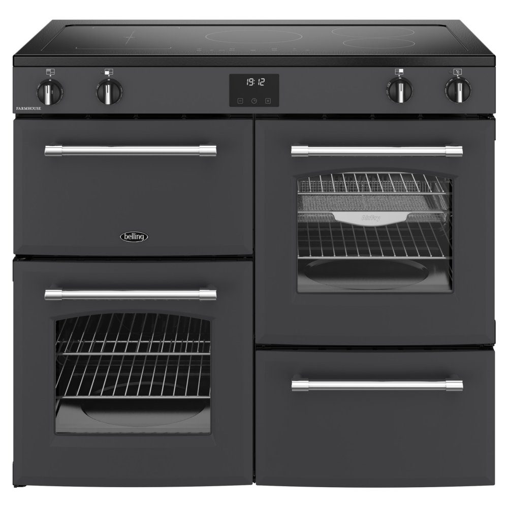 Belling Farmhouse 100EI Induction Range Cooker 444411831 - Anthracite