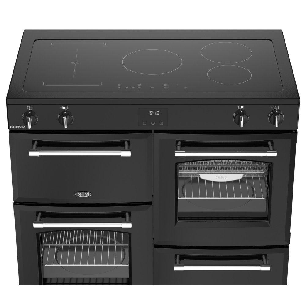 Belling Farmhouse 100EI Induction Range Cooker 444411832 - BLACK Belling Farmhouse 100EI Induction Range Cooker 444411832 - BLACK
