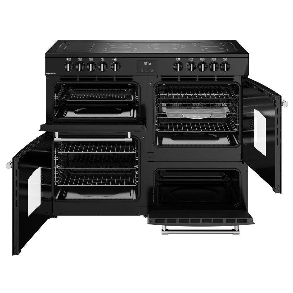 Belling Farmhouse 110E Ceramic Range Cooker 444411835 - BLACK Belling Farmhouse 110E Ceramic Range Cooker 444411835 - BLACK