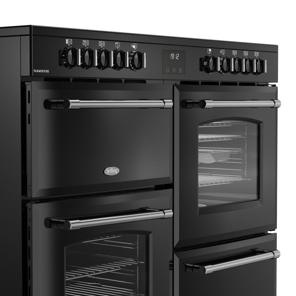 Belling Farmhouse 110E Ceramic Range Cooker 444411835 - BLACK Belling Farmhouse 110E Ceramic Range Cooker 444411835 - BLACK