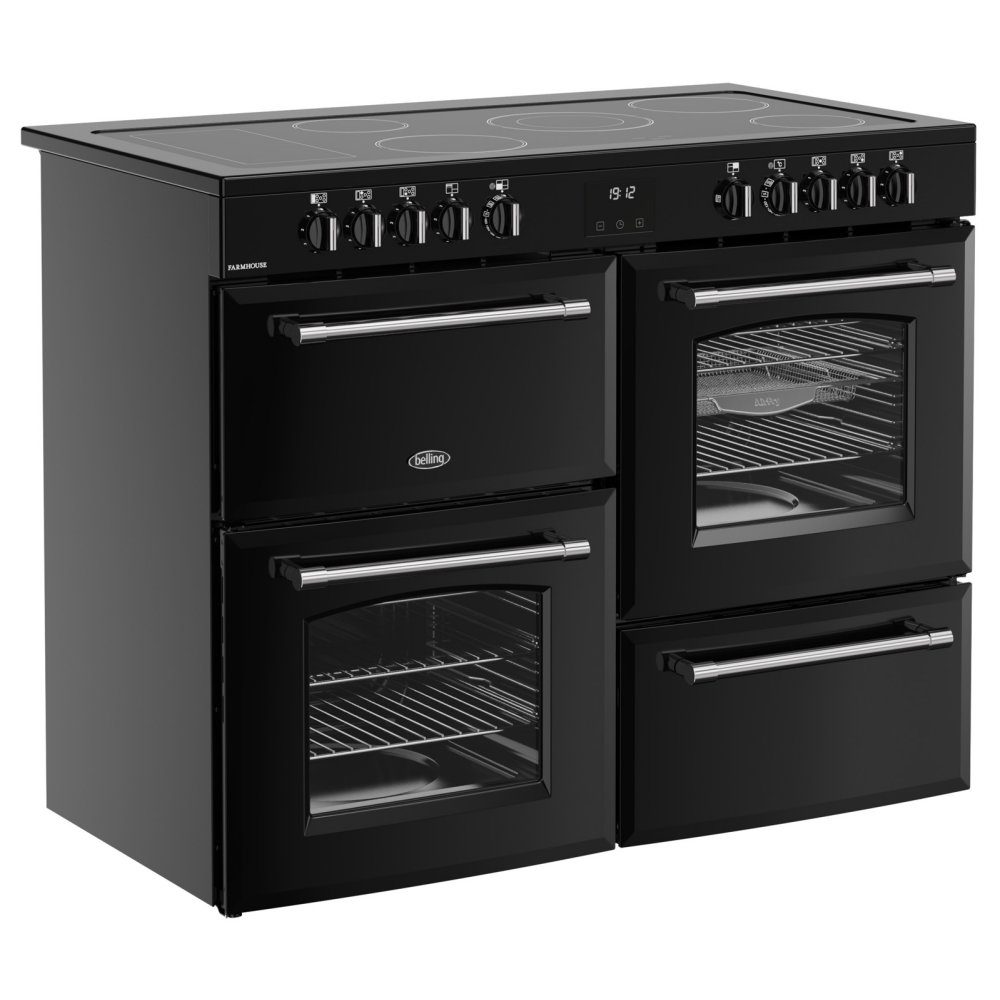 Belling Farmhouse 110E Ceramic Range Cooker 444411835 - BLACK Belling Farmhouse 110E Ceramic Range Cooker 444411835 - BLACK