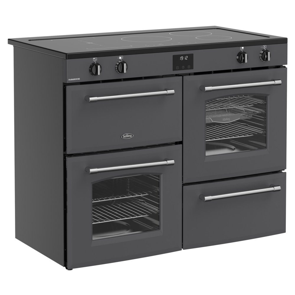 Belling Farmhouse 110EI Induction Range Cooker 444411840 - ANTHRACITE Belling Farmhouse 110EI Induction Range Cooker 444411840 - ANTHRACITE