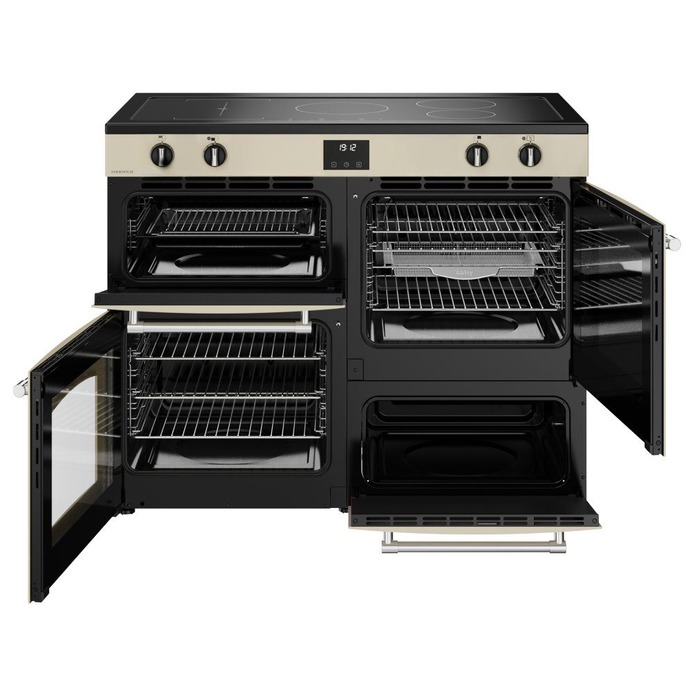 Belling Farmhouse 110EI Induction Range Cooker 444411842 - Cream Belling Farmhouse 110EI Induction Range Cooker 444411842 - Cream