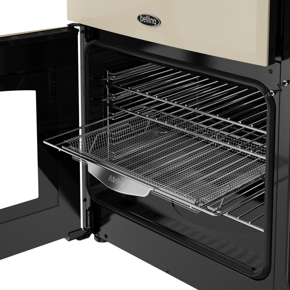 Belling Farmhouse 90DF Dual Fuel Range Cooker 444411821 - Cream Belling Farmhouse 90DF Dual Fuel Range Cooker 444411821 - Cream