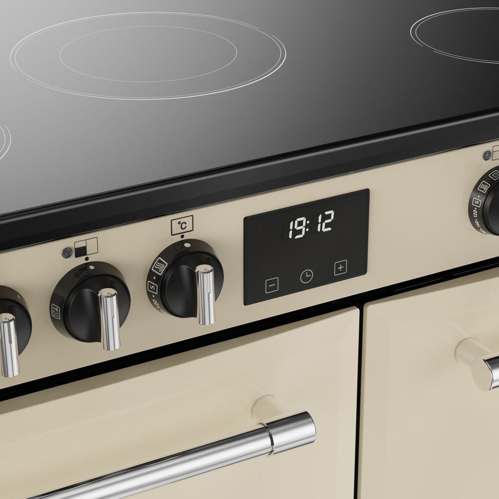 Belling Farmhouse 90E Ceramic Range Cooker 444411818 - CREAM Belling Farmhouse 90E Ceramic Range Cooker 444411818 - CREAM