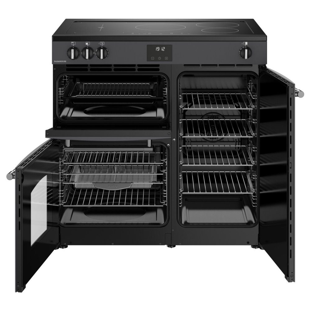 Belling Farmhouse 90EI Induction Range Cooker 444411822 - ANTHRACITE Belling Farmhouse 90EI Induction Range Cooker 444411822 - ANTHRACITE