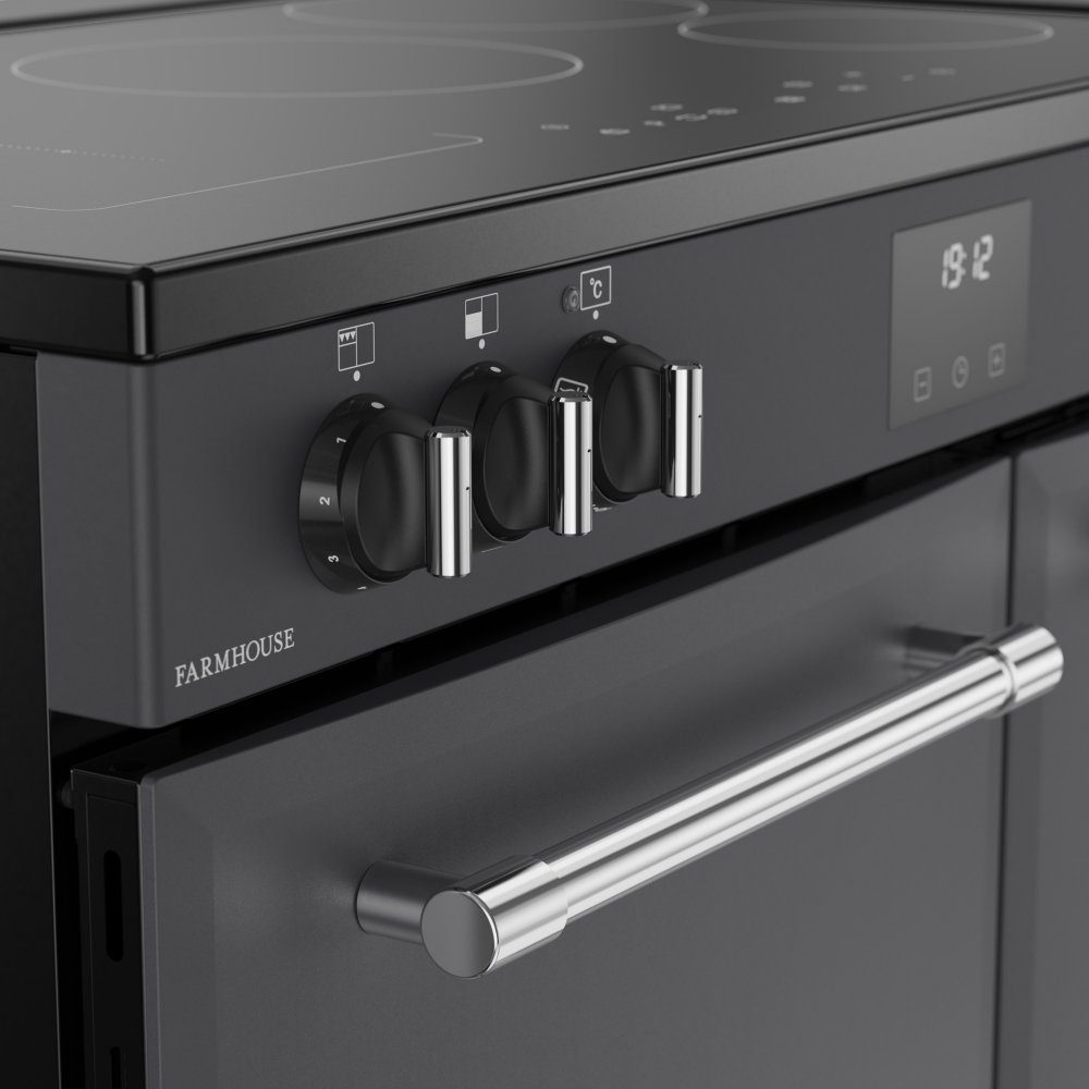 Belling Farmhouse 90EI Induction Range Cooker 444411822 - ANTHRACITE Belling Farmhouse 90EI Induction Range Cooker 444411822 - ANTHRACITE