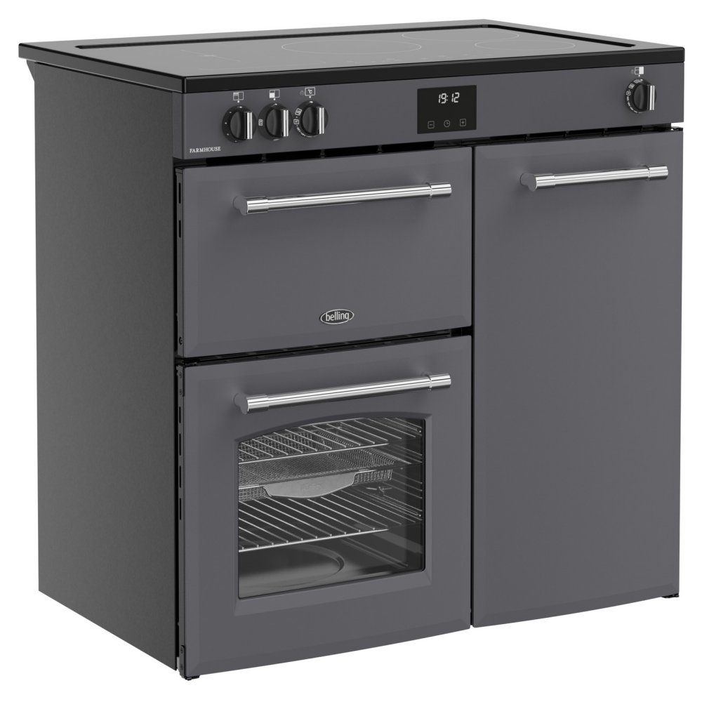 Belling Farmhouse 90EI Induction Range Cooker 444411822 - ANTHRACITE Belling Farmhouse 90EI Induction Range Cooker 444411822 - ANTHRACITE