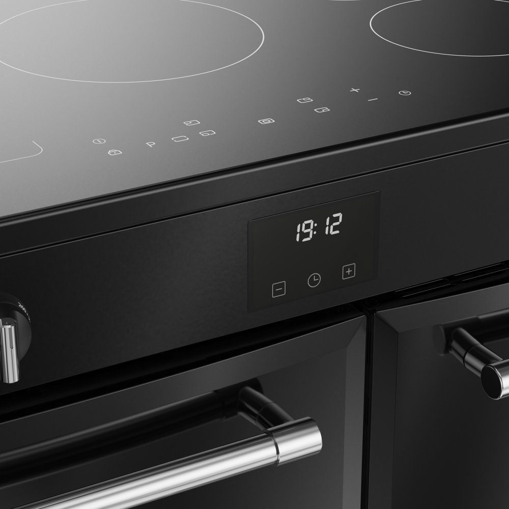 Belling Farmhouse 90EI Induction Range Cooker 444411823 - Black Belling Farmhouse 90EI Induction Range Cooker 444411823 - Black