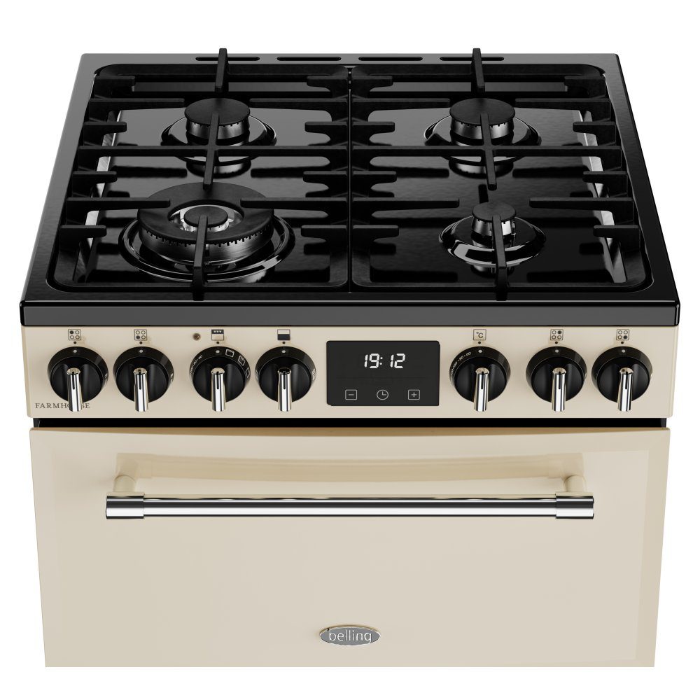 Belling Farmhouse 60DF Dual Fuel Mini Range Cooker 444411814 - Cream - Image 9