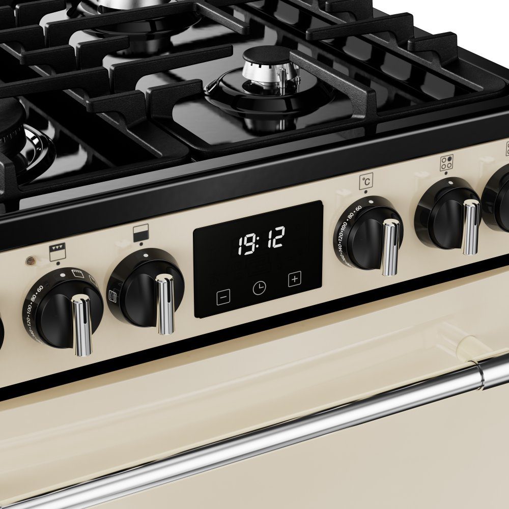 Belling Farmhouse 60DF Dual Fuel Mini Range Cooker 444411814 - Cream - Image 8