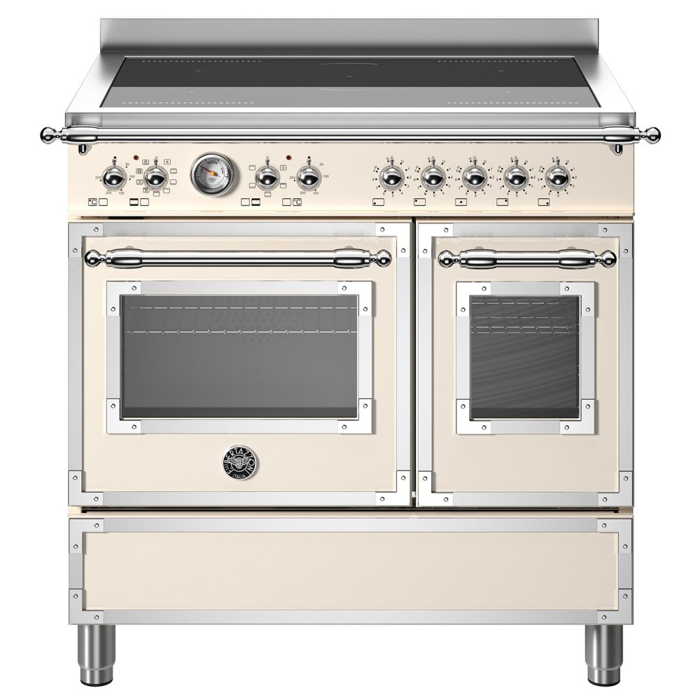 Bertazzoni  90cm Heritage Induction Range Cooker HER95I2EAVT - IVORY