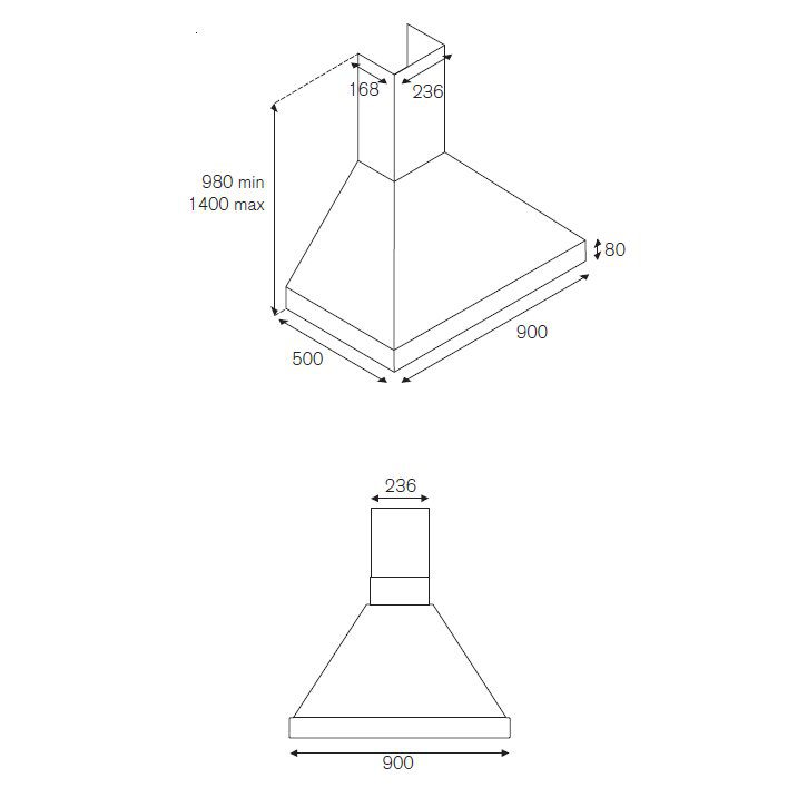 Bertazzoni 90cm Master Series Cooker Hood K90AMHXA/19 - Stainless Steel Bertazzoni 90cm Master Series Cooker Hood K90AMHXA/19 - Stainless Steel