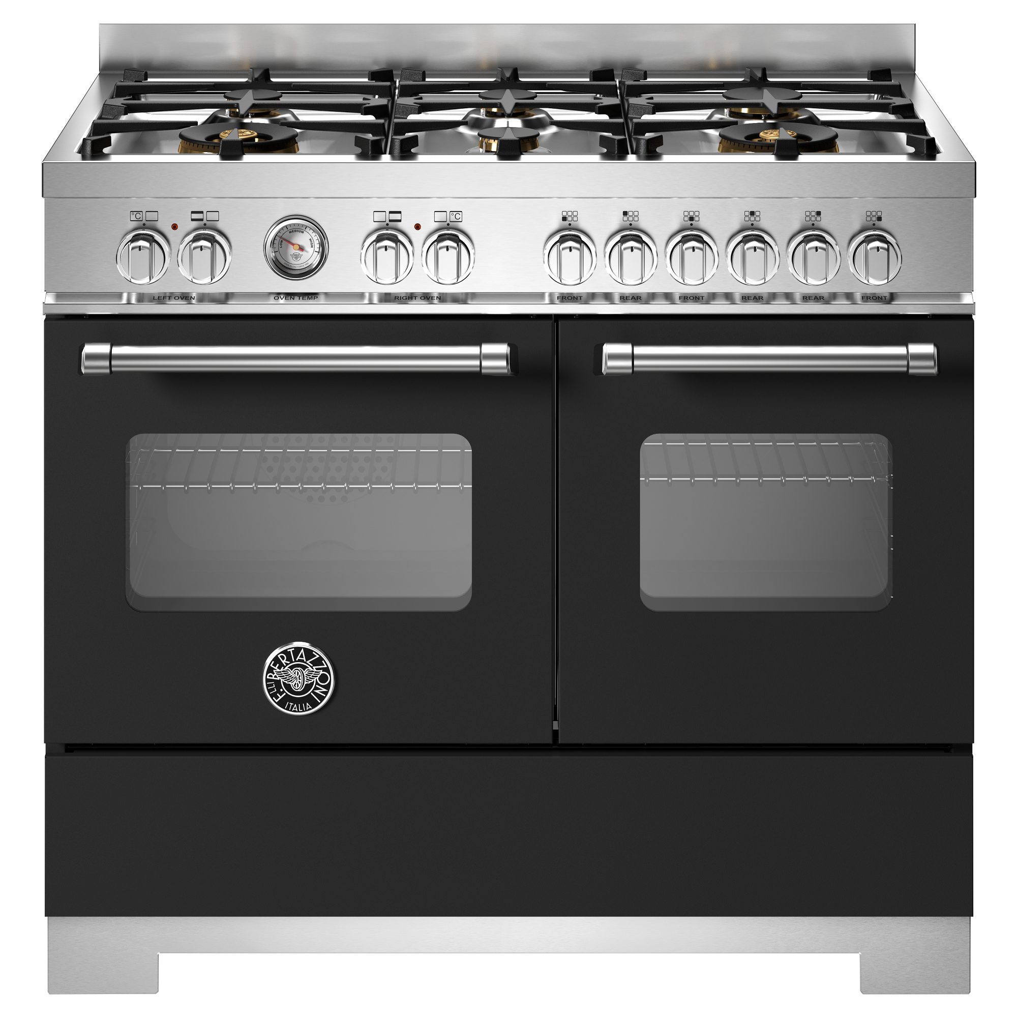 Bertazzoni  100cm Master Series Dual Fuel Range Cooker MAS106L2ENEC - Black