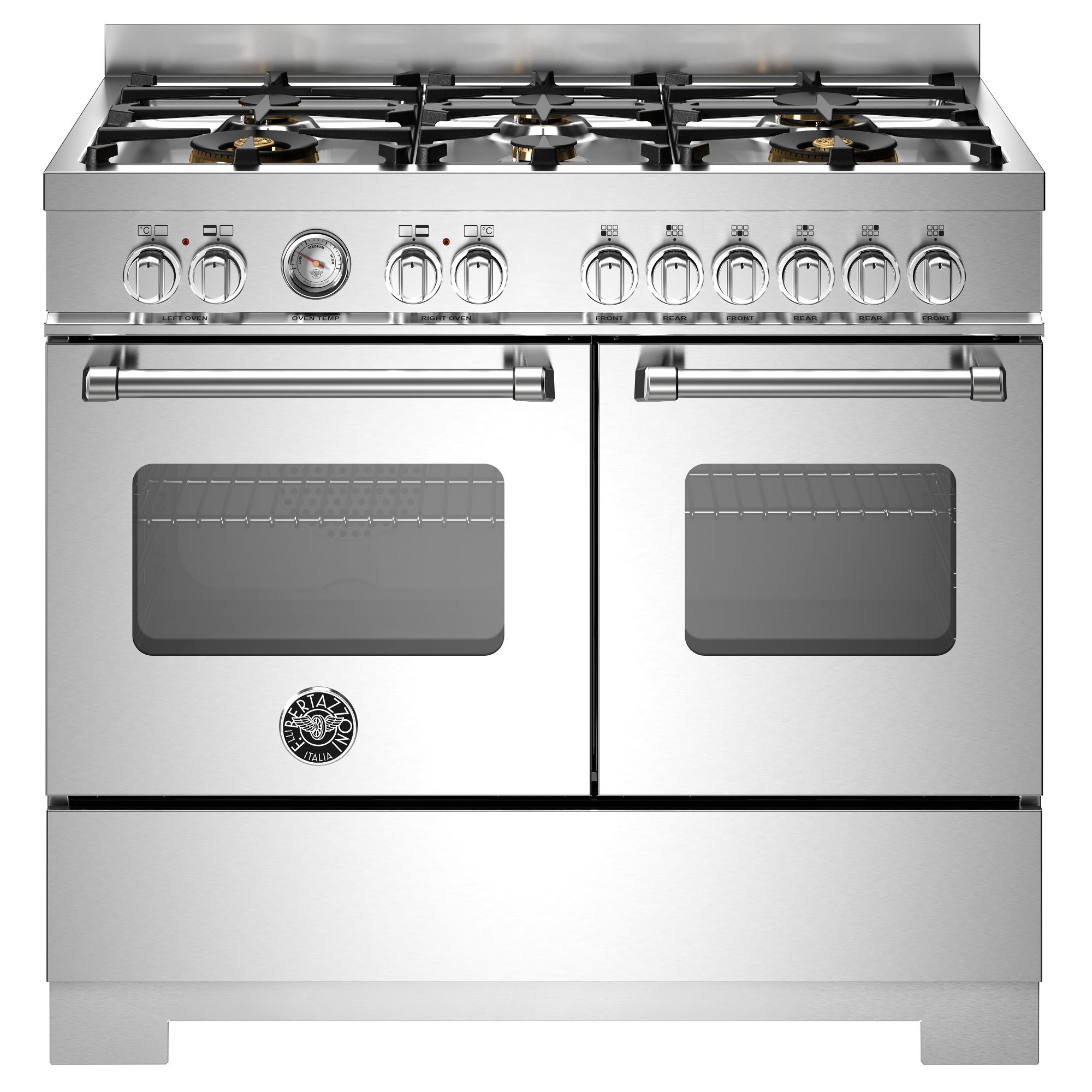 Bertazzoni  100cm Master Series Dual Fuel Range Cooker MAS106L2EXC - Stainless Steel