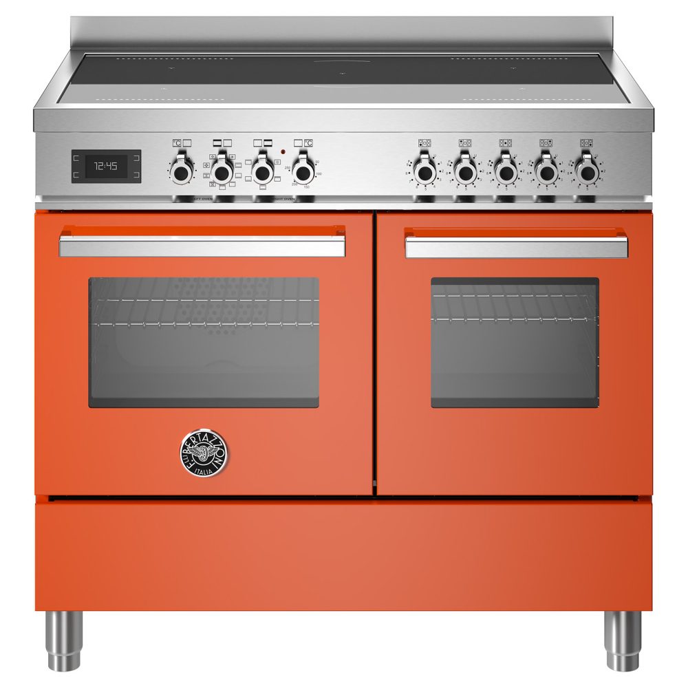 Bertazzoni  100cm Professional Induction Range Cooker PRO105I2EART - ORANGE