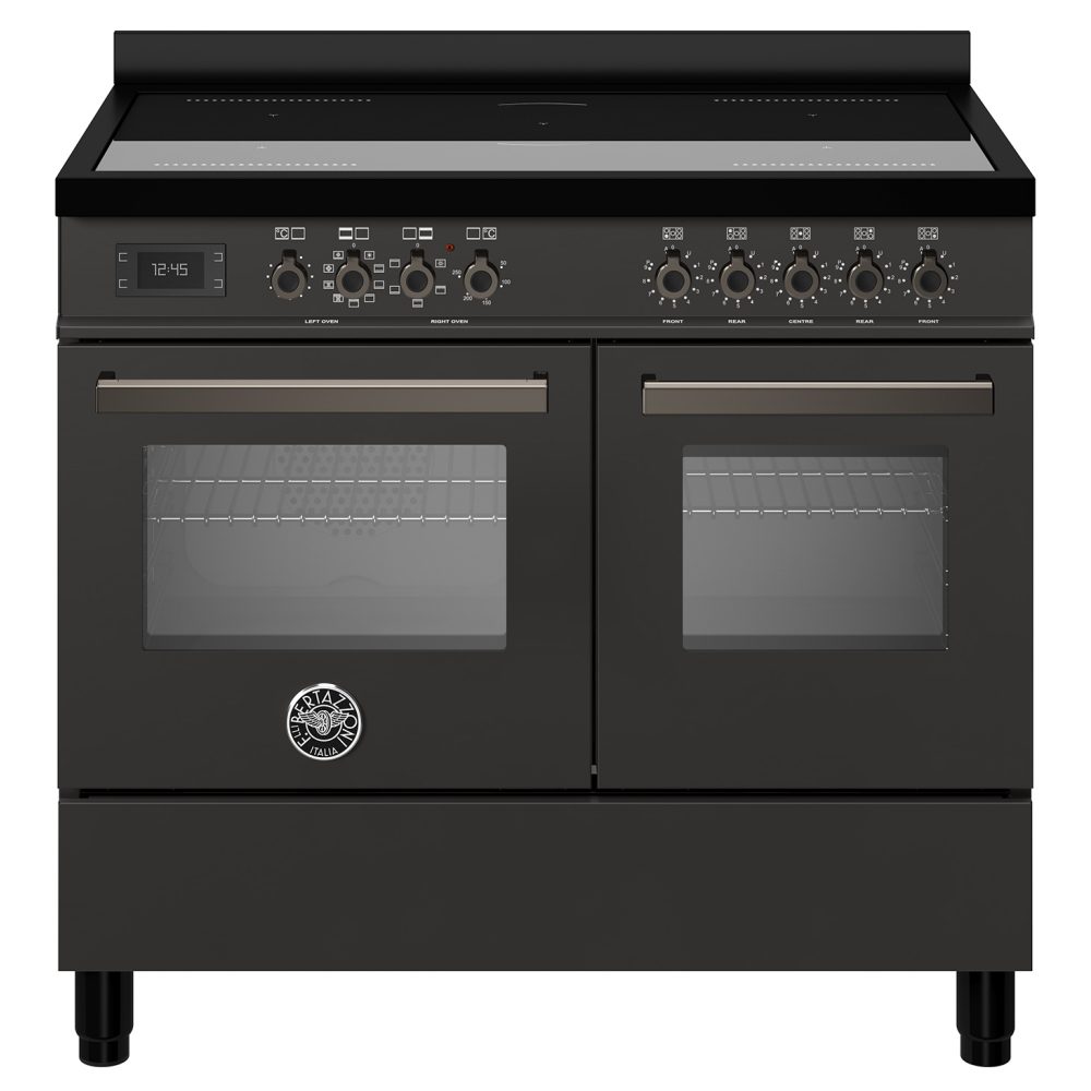 Bertazzoni  100cm Professional Induction Range Cooker PRO105I2ECAT - CARBONIO