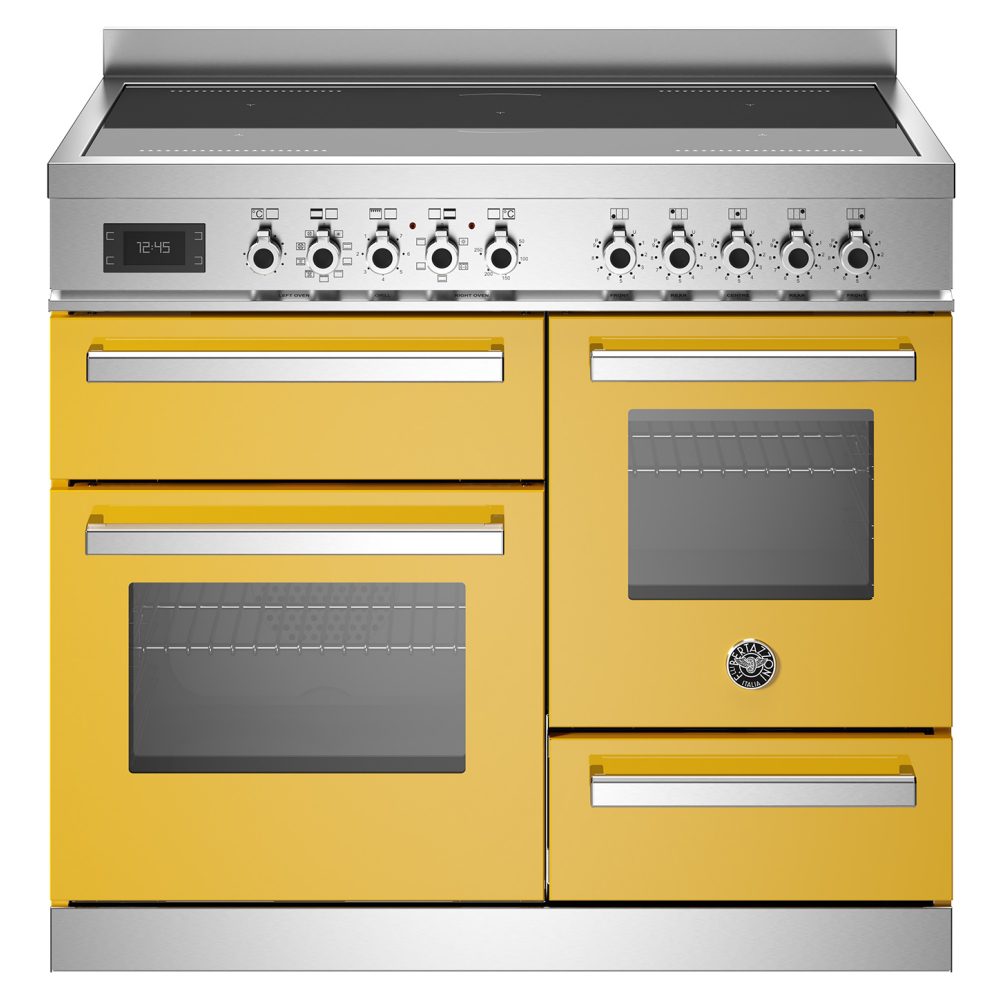 Bertazzoni  100cm Professional XG Induction Range Cooker PRO105I3EGIT - YELLOW