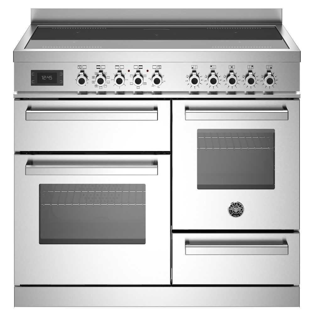 Bertazzoni  100cm Professional XG Induction Range Cooker PRO105I3EXT - STAINLESS STEEL