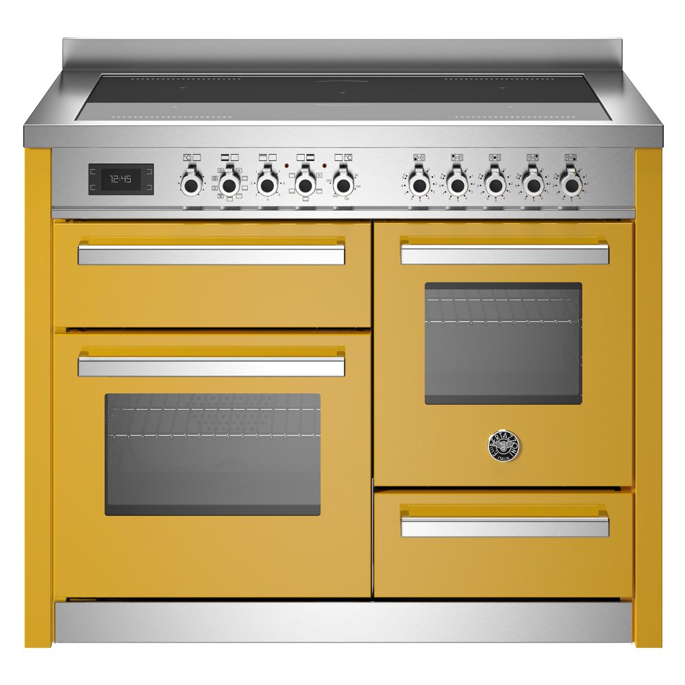 Bertazzoni  110cm Professional XG Induction Range Cooker PRO115I3EGIT - YELLOW