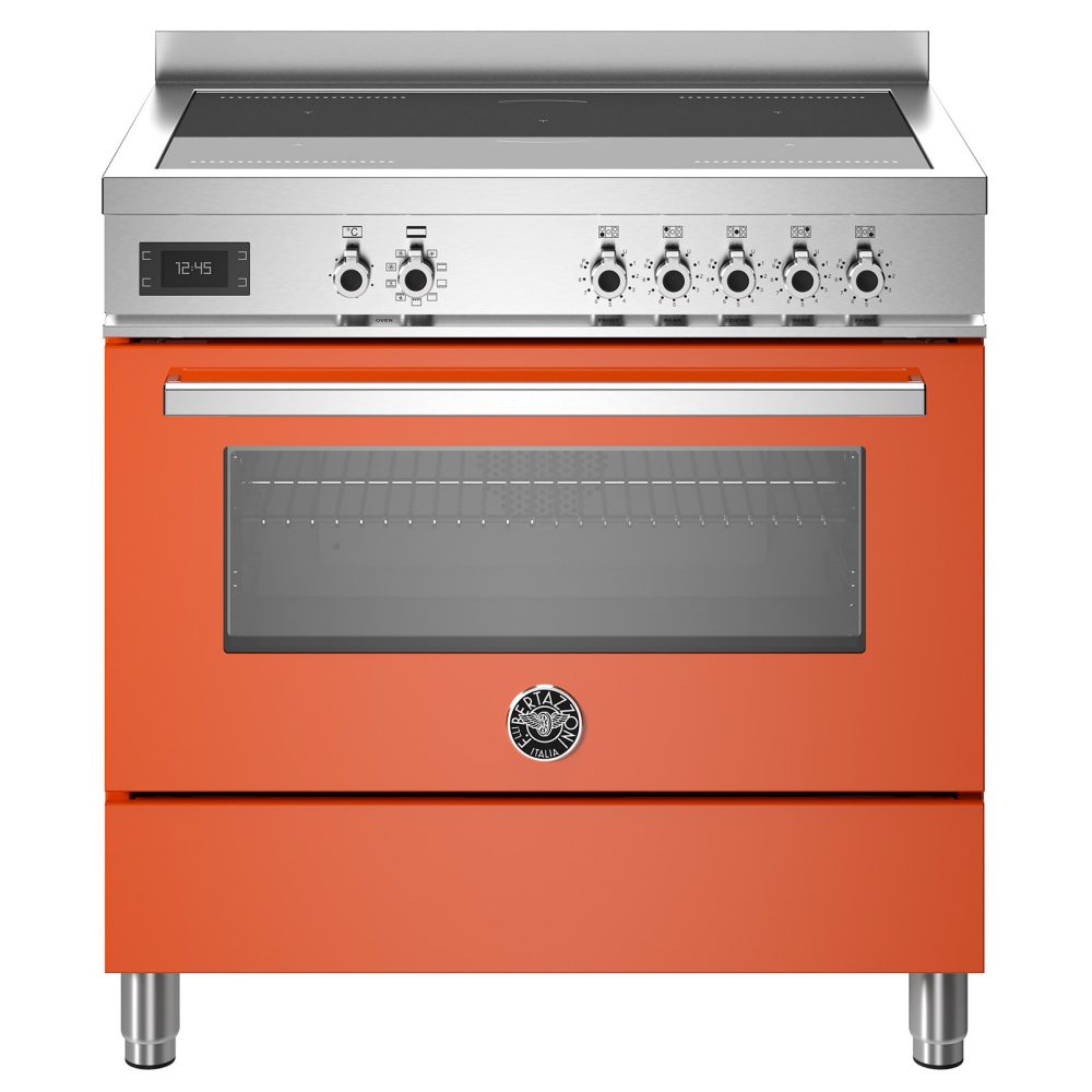 Bertazzoni  90cm Professional Induction Range Cooker PRO95I1EART - ORANGE