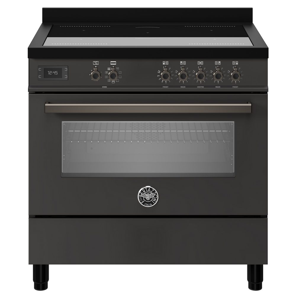 Bertazzoni  90cm Professional Induction Range Cooker PRO95I1ECAT - CARBONIO