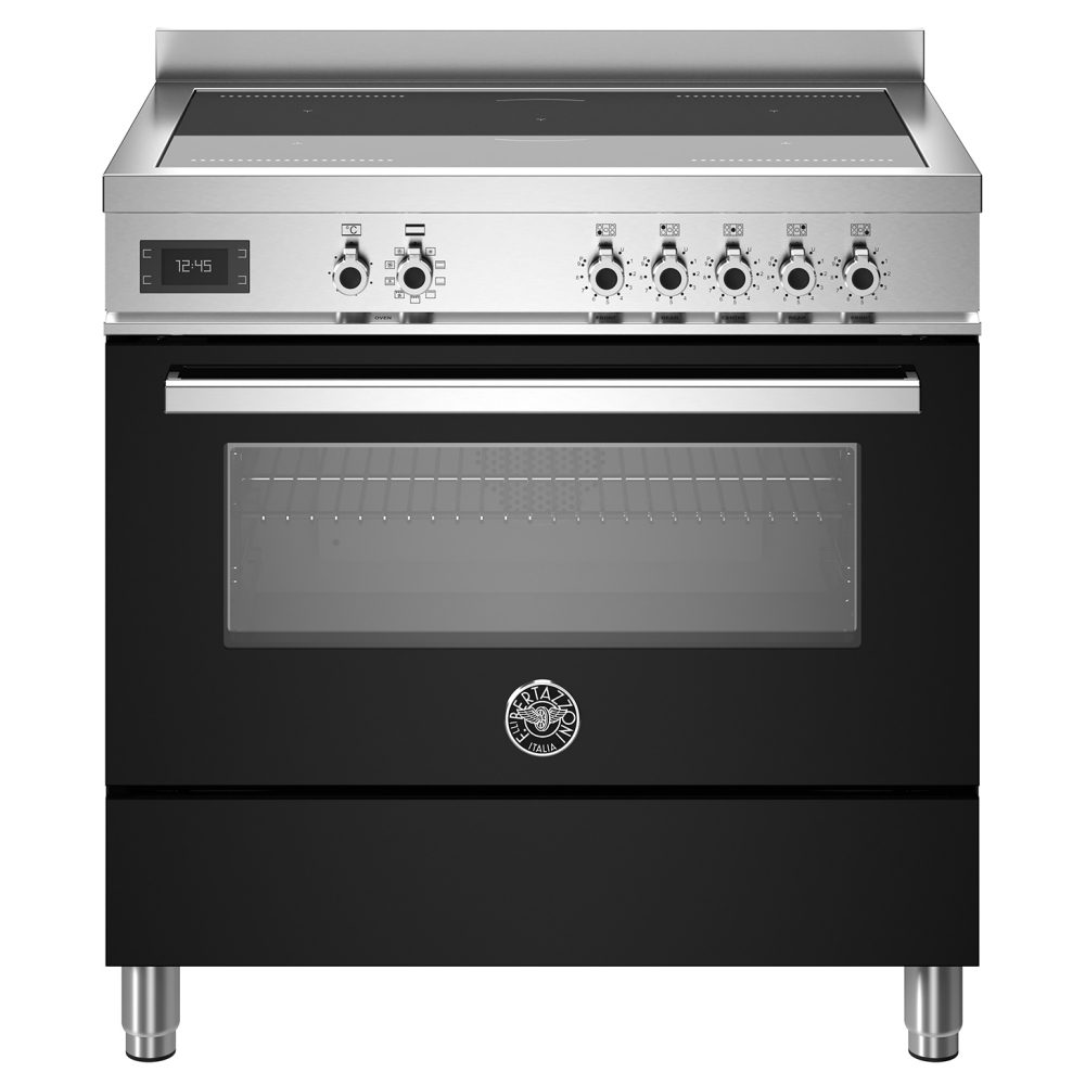 Bertazzoni  90cm Professional Induction Range Cooker PRO95I1ENET - BLACK