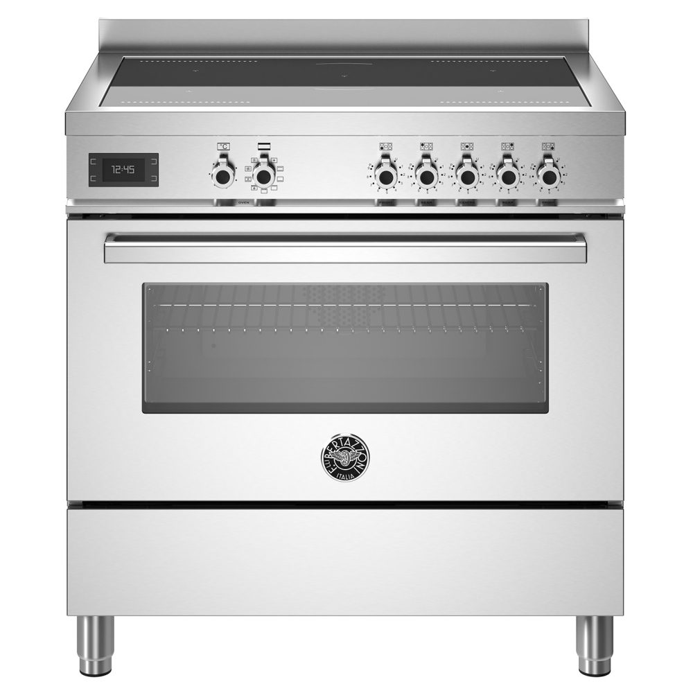 Bertazzoni  90cm Professional Induction Range Cooker PRO95I1EXT - STAINLESS STEEL
