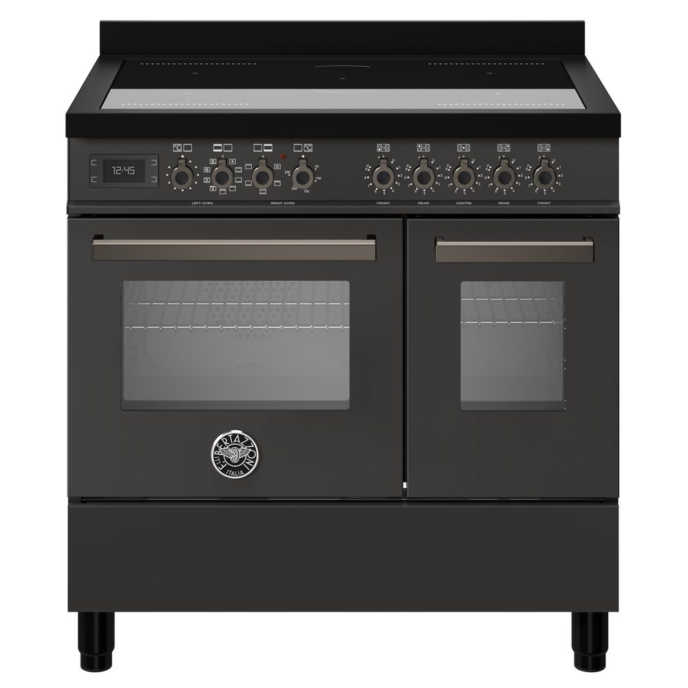 Bertazzoni  90cm Professional Induction Range Cooker PRO95I2ECAT - CARBONIO