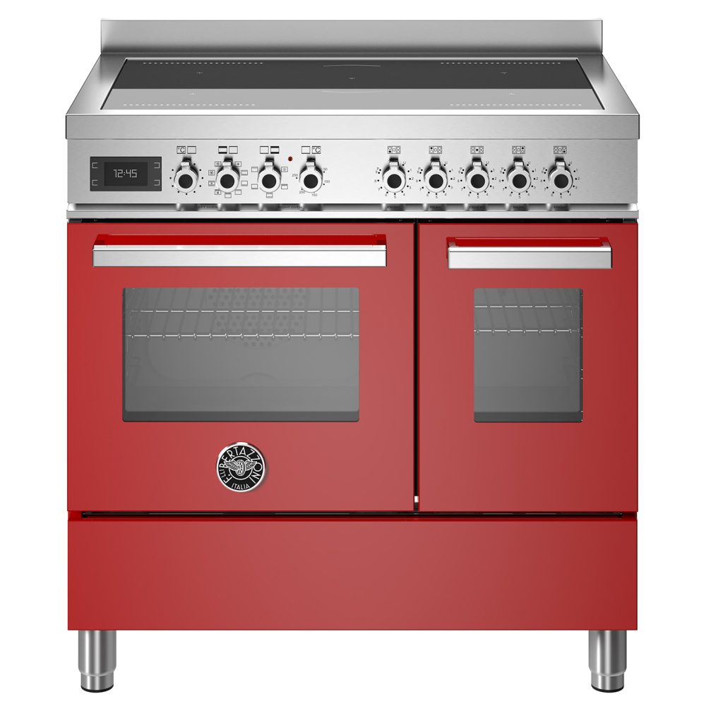 Bertazzoni  90cm Professional Induction Range Cooker PRO95I2EROT - RED