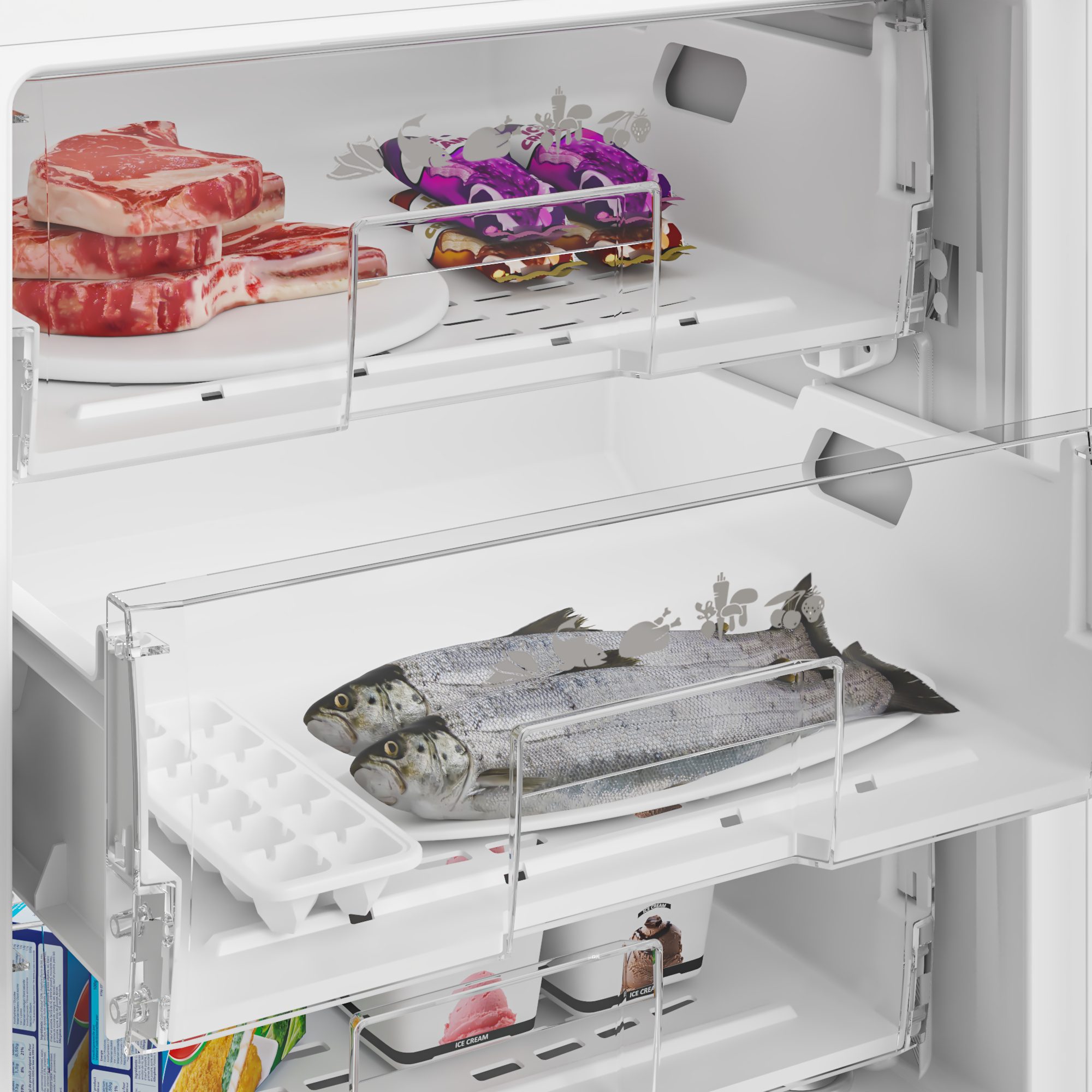 Blomberg Integrated Built Under Freezer FSE1654IU Blomberg Integrated Built Under Freezer FSE1654IU