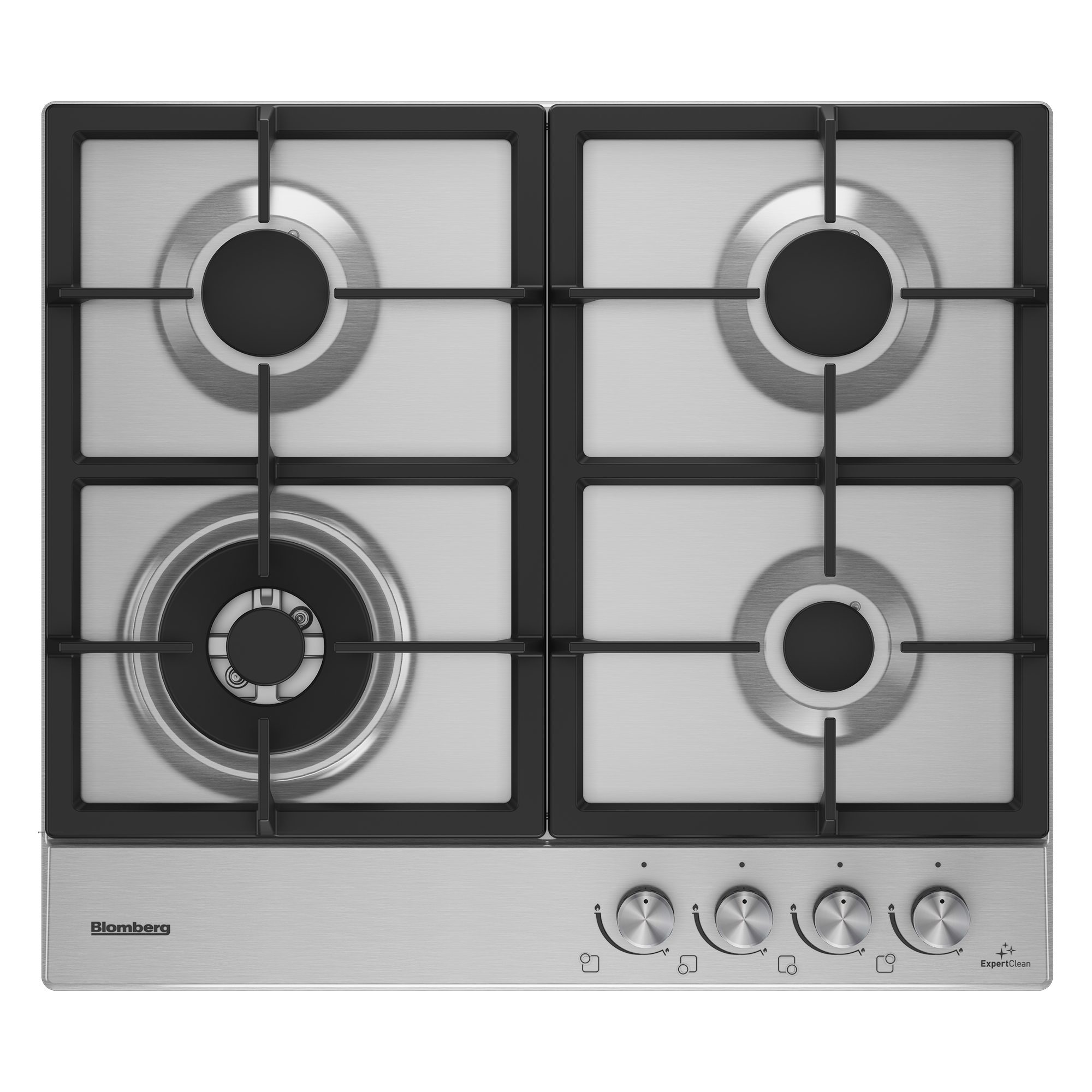 Blomberg  58cm 4 Burner Gas Hob GEN73415E - Stainless Steel