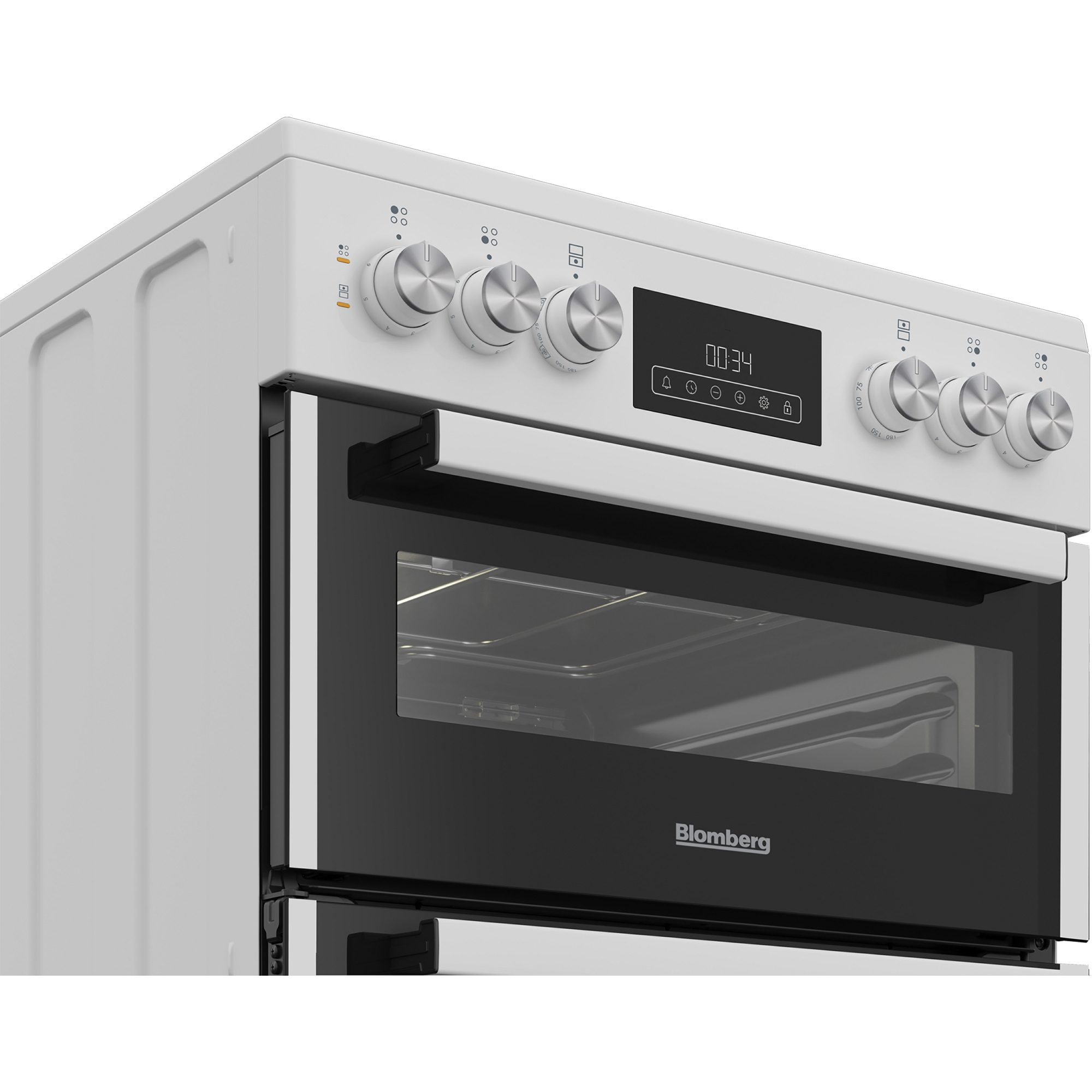 Blomberg 60cm Freestanding Ceramic Cooker HKRN651W - White Blomberg 60cm Freestanding Ceramic Cooker HKRN651W - White