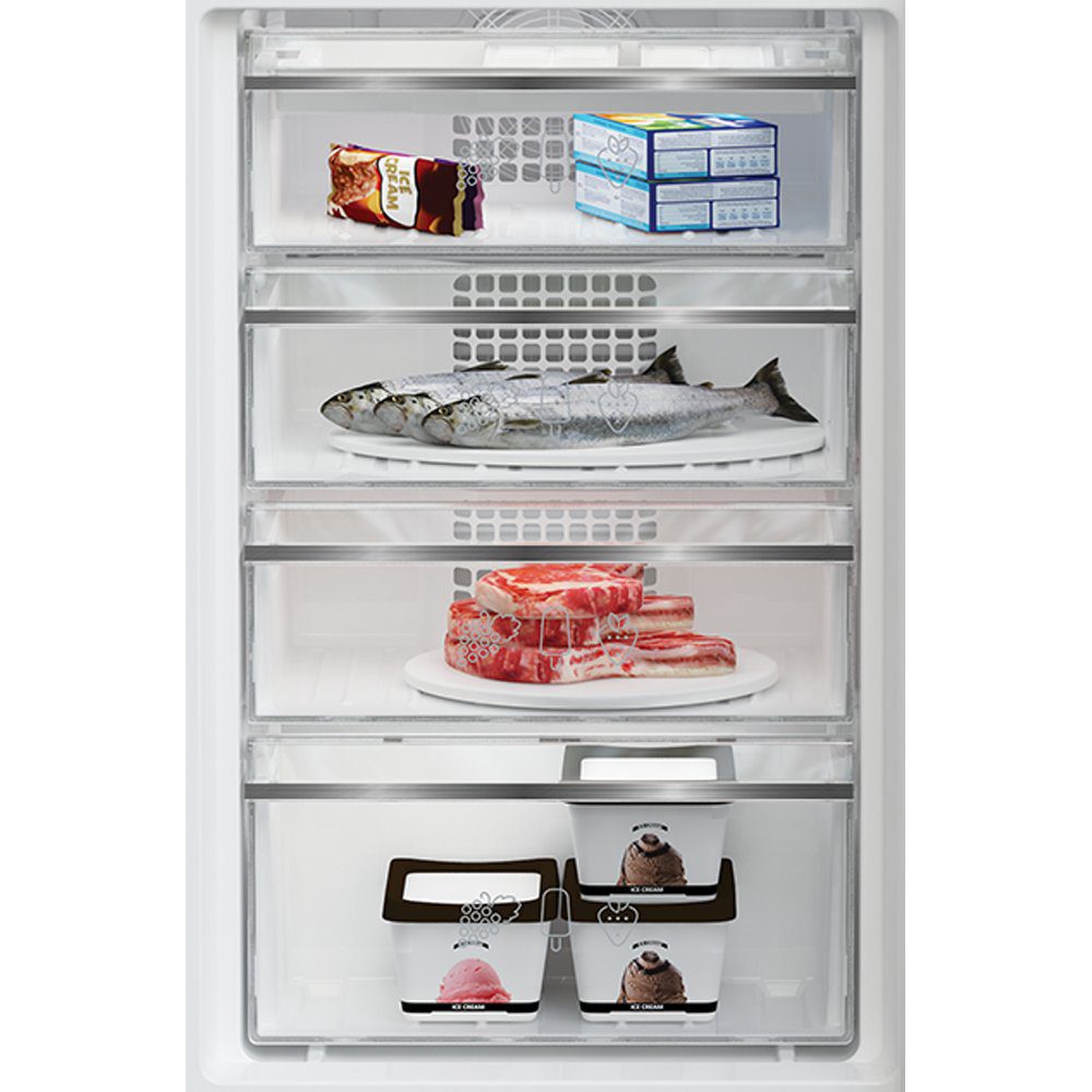 Blomberg 177cm Integrated 50/50 Frost Free Fridge Freezer KNE4564EVI Blomberg 177cm Integrated 50/50 Frost Free Fridge Freezer KNE4564EVI