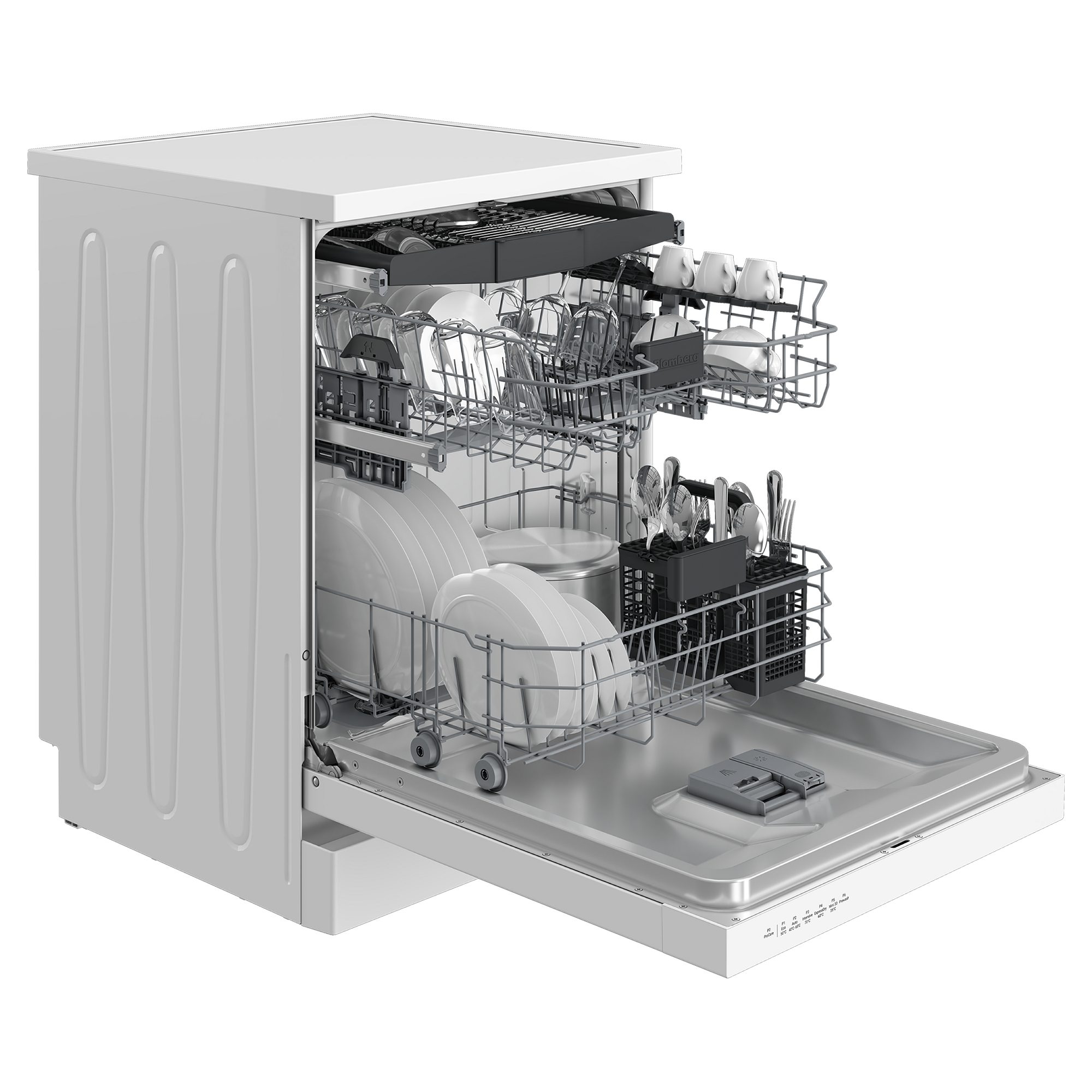 Blomberg 60cm Freestanding Dishwasher LDF52320W - White Blomberg 60cm Freestanding Dishwasher LDF52320W - White
