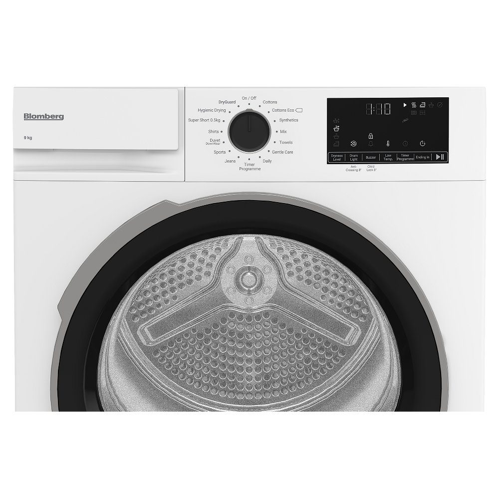Blomberg 9kg Heat Pump Condenser Dryer LTA19321W - White Blomberg 9kg Heat Pump Condenser Dryer LTA19321W - White