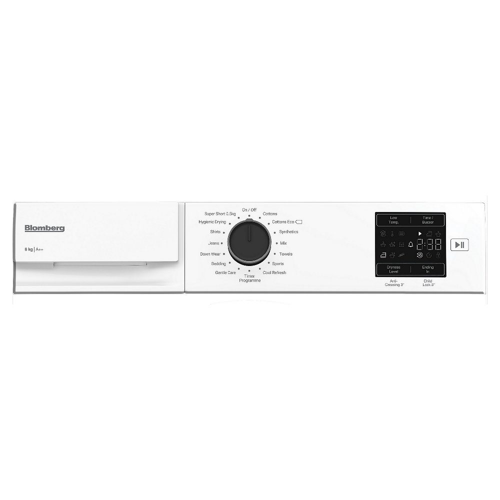 Blomberg 8kg Integrated Heat Pump Condenser Dryer LTDIP08310 Blomberg 8kg Integrated Heat Pump Condenser Dryer LTDIP08310