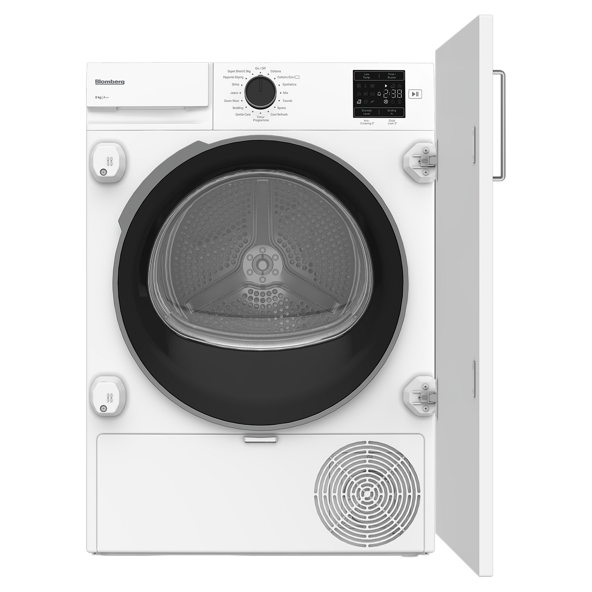 Blomberg  8kg Integrated Heat Pump Condenser Dryer LTDIP08310