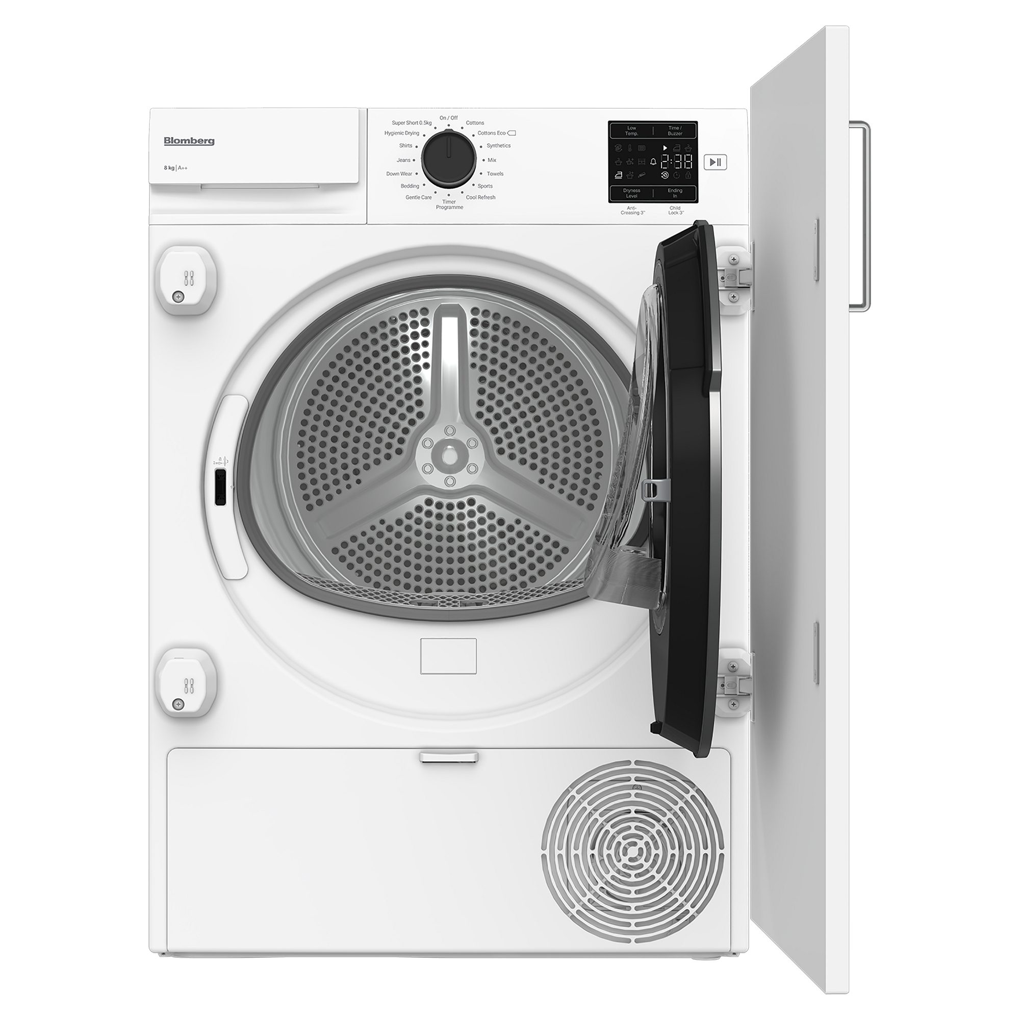 Blomberg 8kg Integrated Heat Pump Condenser Dryer LTDIP08310 Blomberg 8kg Integrated Heat Pump Condenser Dryer LTDIP08310
