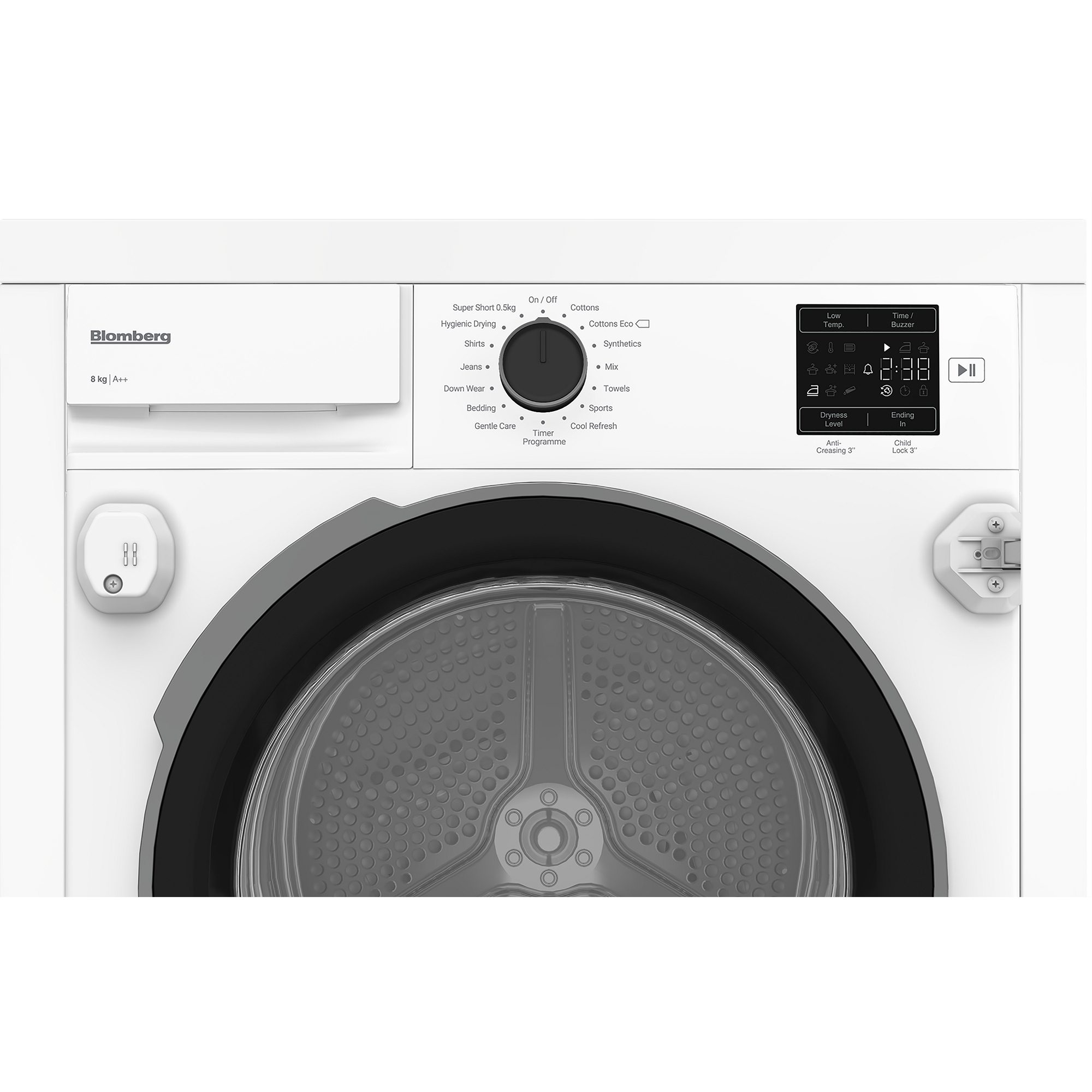 Blomberg 8kg Integrated Heat Pump Condenser Dryer LTDIP08310 Blomberg 8kg Integrated Heat Pump Condenser Dryer LTDIP08310