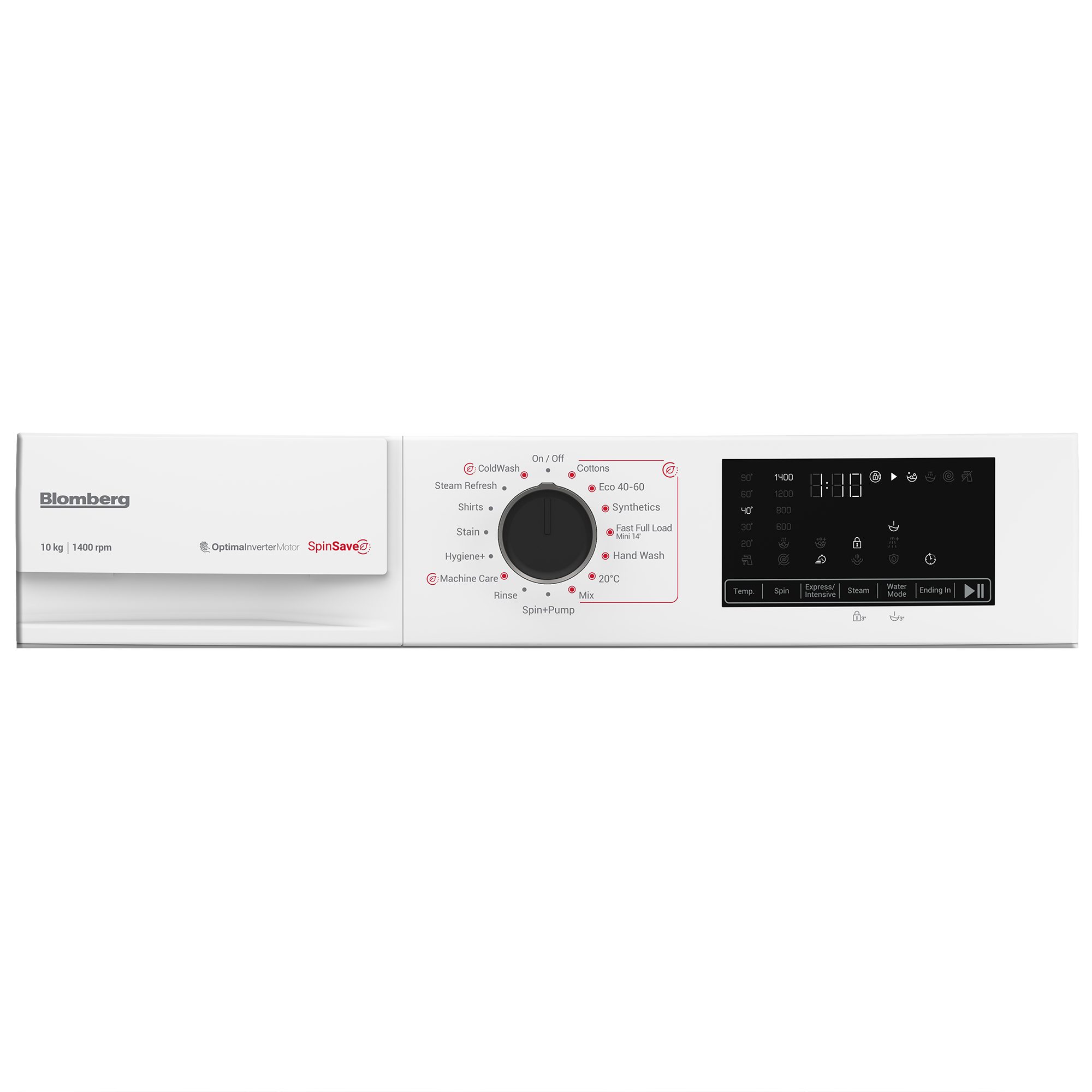 Blomberg 10kg Washing Machine 1400rpm LWA210461W - White Blomberg 10kg Washing Machine 1400rpm LWA210461W - White
