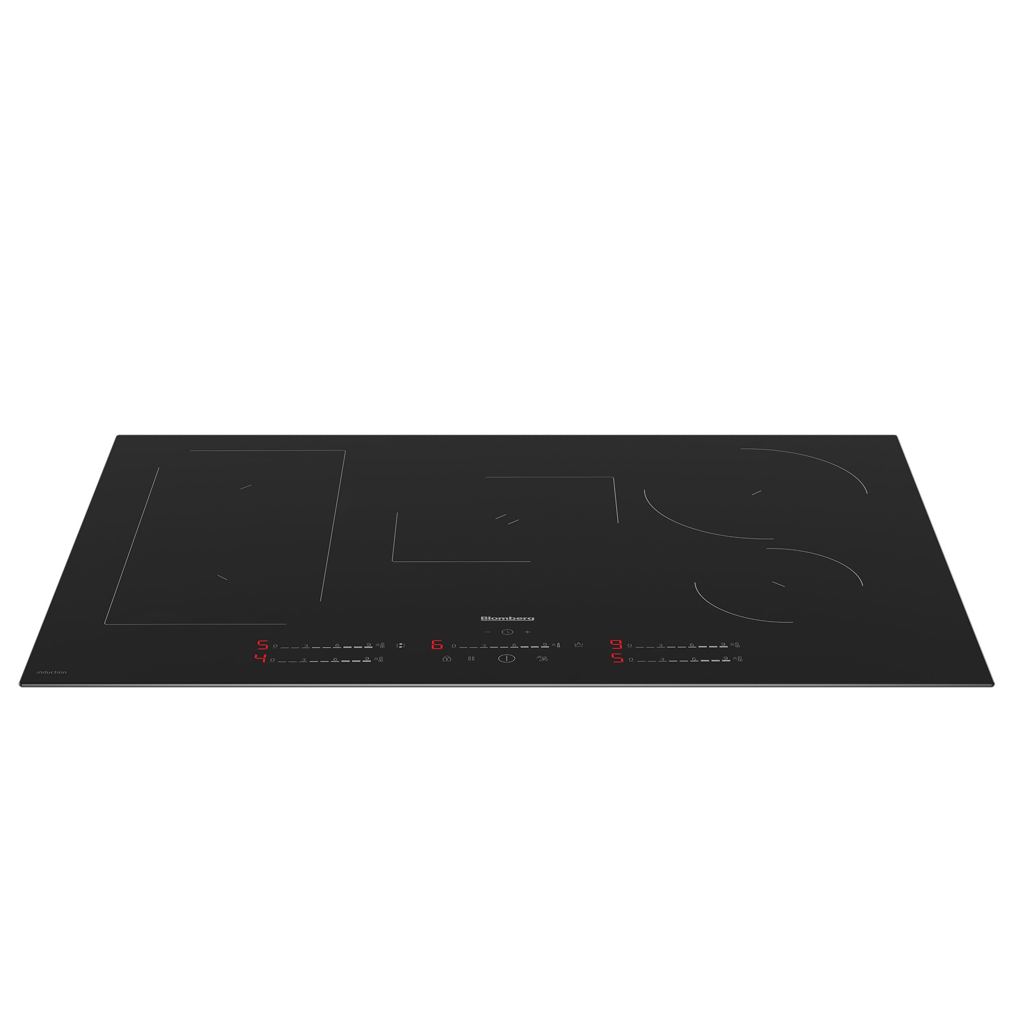 Blomberg 78cm Frameless 5 Zone Flex Zone Induction Hob MIX55487N - Black Blomberg 78cm Frameless 5 Zone Flex Zone Induction Hob MIX55487N - Black