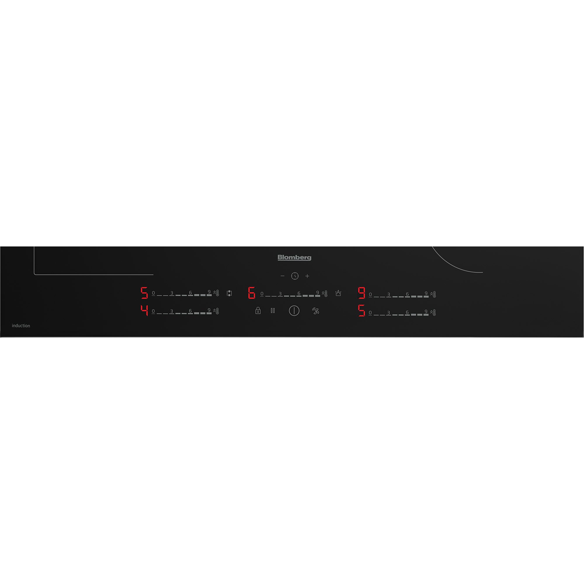 Blomberg 78cm Frameless 5 Zone Flex Zone Induction Hob MIX55487N - Black Blomberg 78cm Frameless 5 Zone Flex Zone Induction Hob MIX55487N - Black
