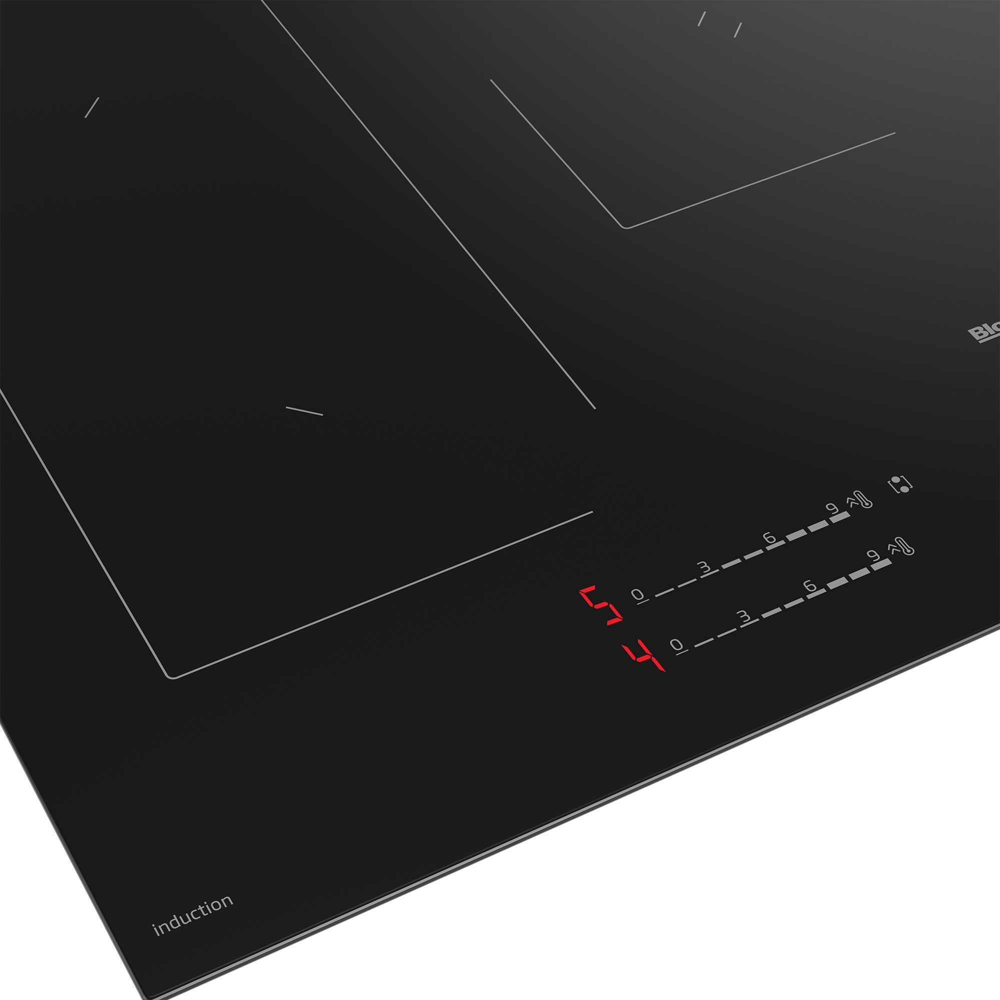 Blomberg 78cm Frameless 5 Zone Flex Zone Induction Hob MIX55487N - Black Blomberg 78cm Frameless 5 Zone Flex Zone Induction Hob MIX55487N - Black