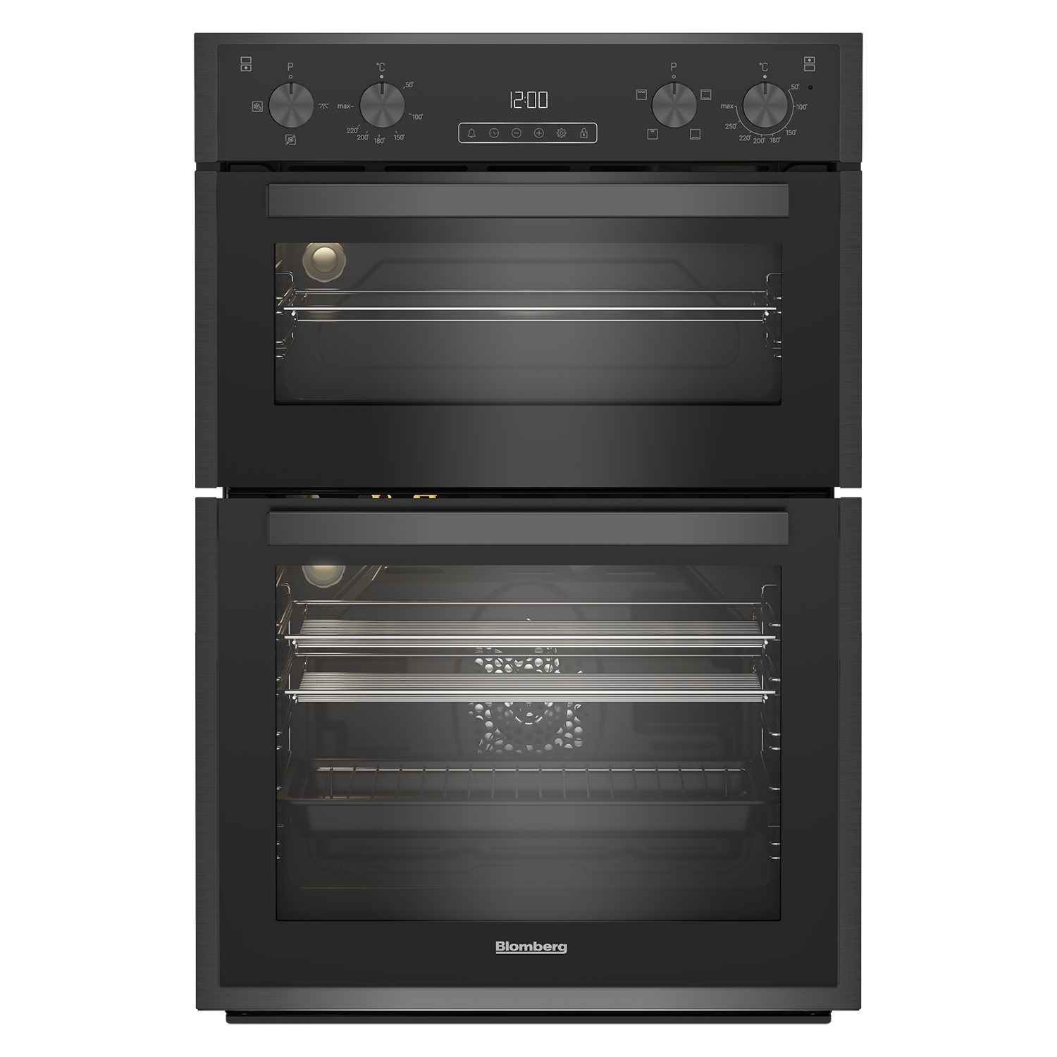 Blomberg  Built In Double Oven RODN9202DX - Dark Steel