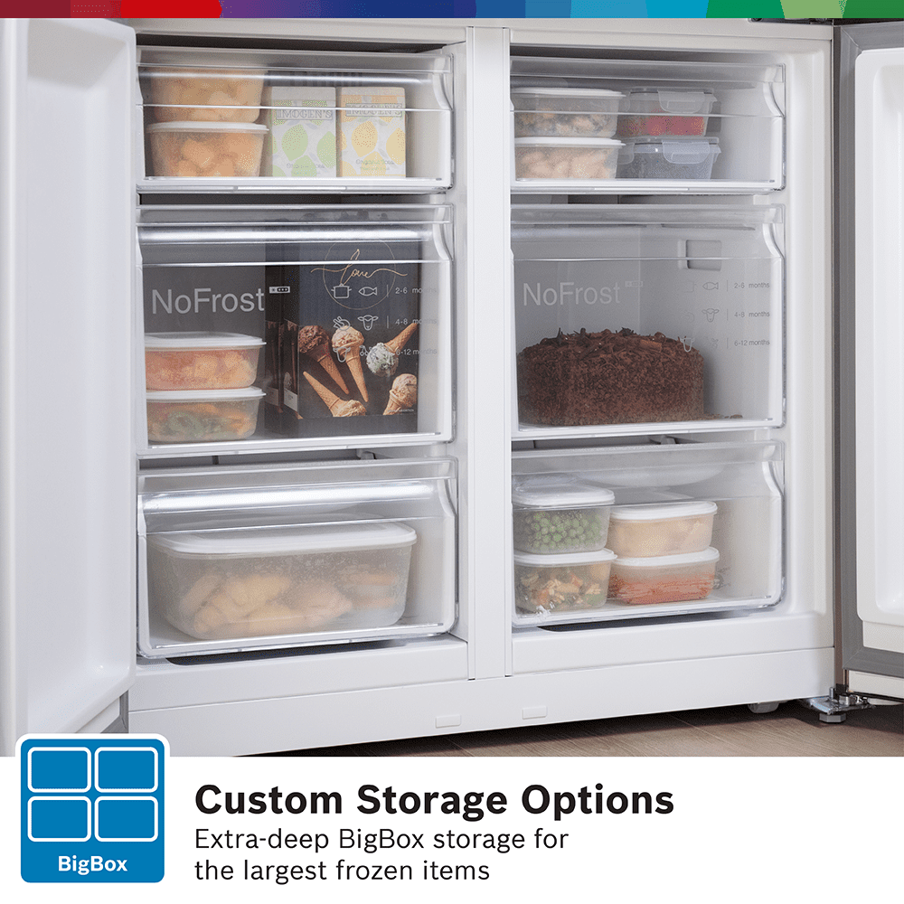 Bosch French Style 4 Door Fridge Freezer KFN96VPEAG - Stainless Steel Bosch French Style 4 Door Fridge Freezer KFN96VPEAG - Stainless Steel