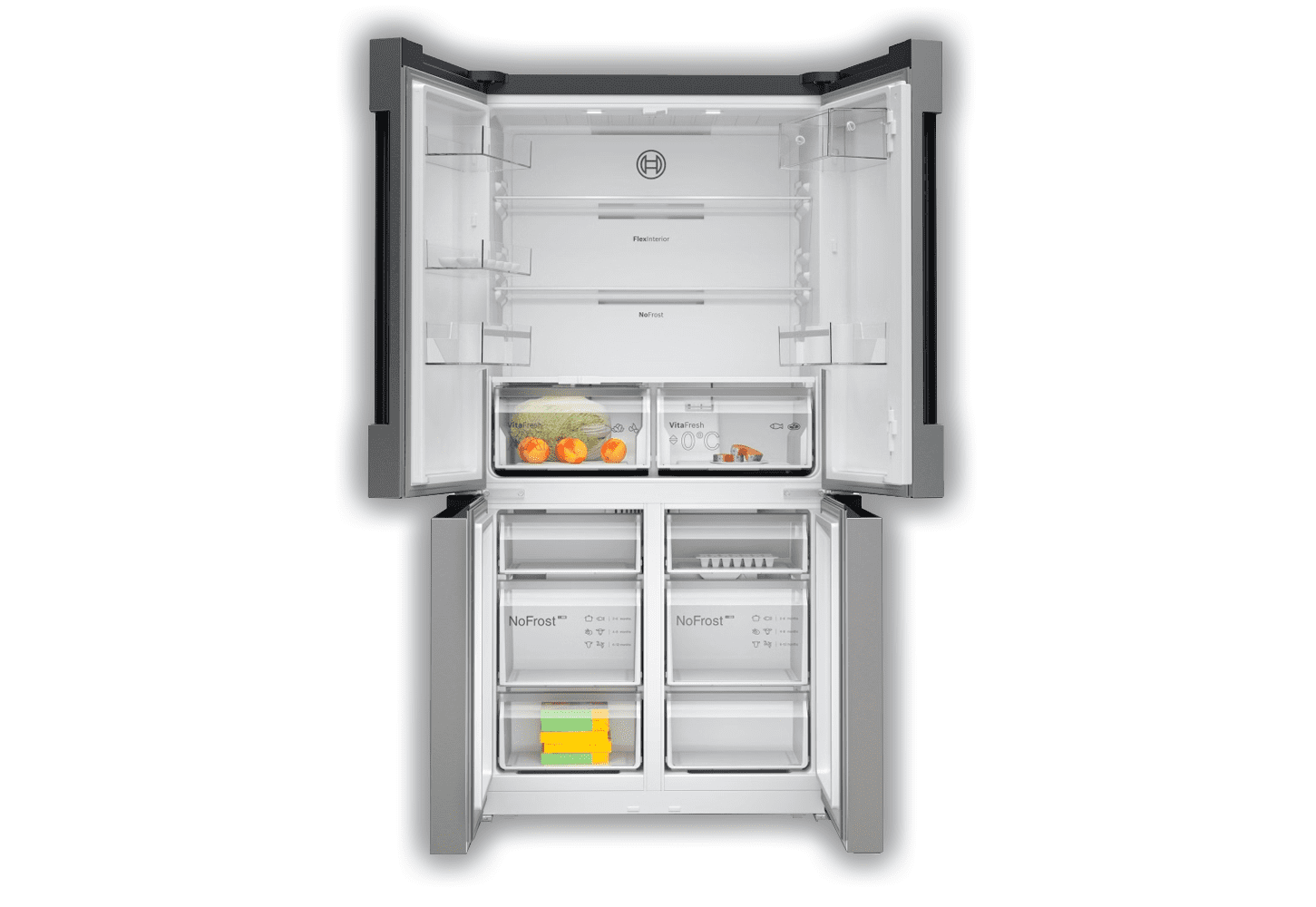 Liebherr Premium Plus Biofresh French Style Fridge Freezer With Ice Maker CBNSTE8872 - STAINLESS STEEL Liebherr Premium Plus Biofresh French Style Fridge Freezer With Ice Maker CBNSTE8872 - STAINLESS STEEL
