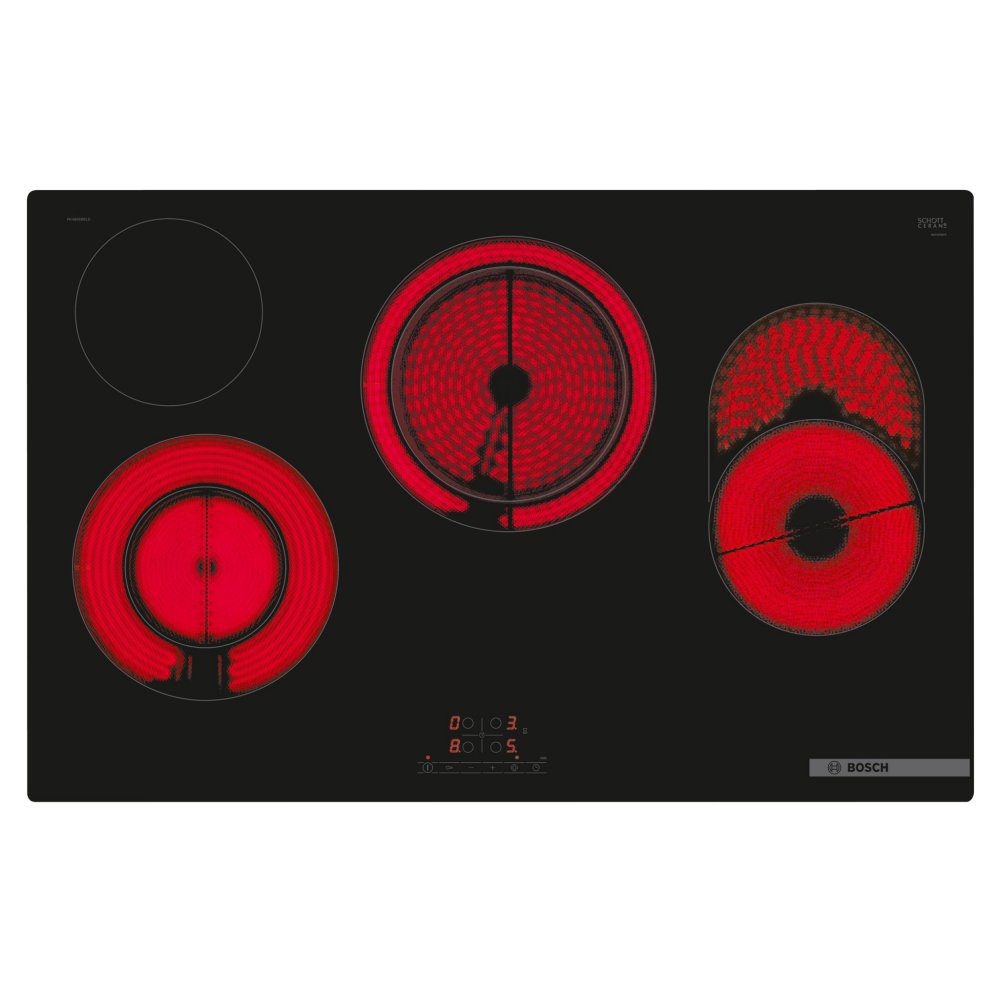 Bosch  80cm Series 4 Frameless Ceramic Hob PKH811BB1D - Black